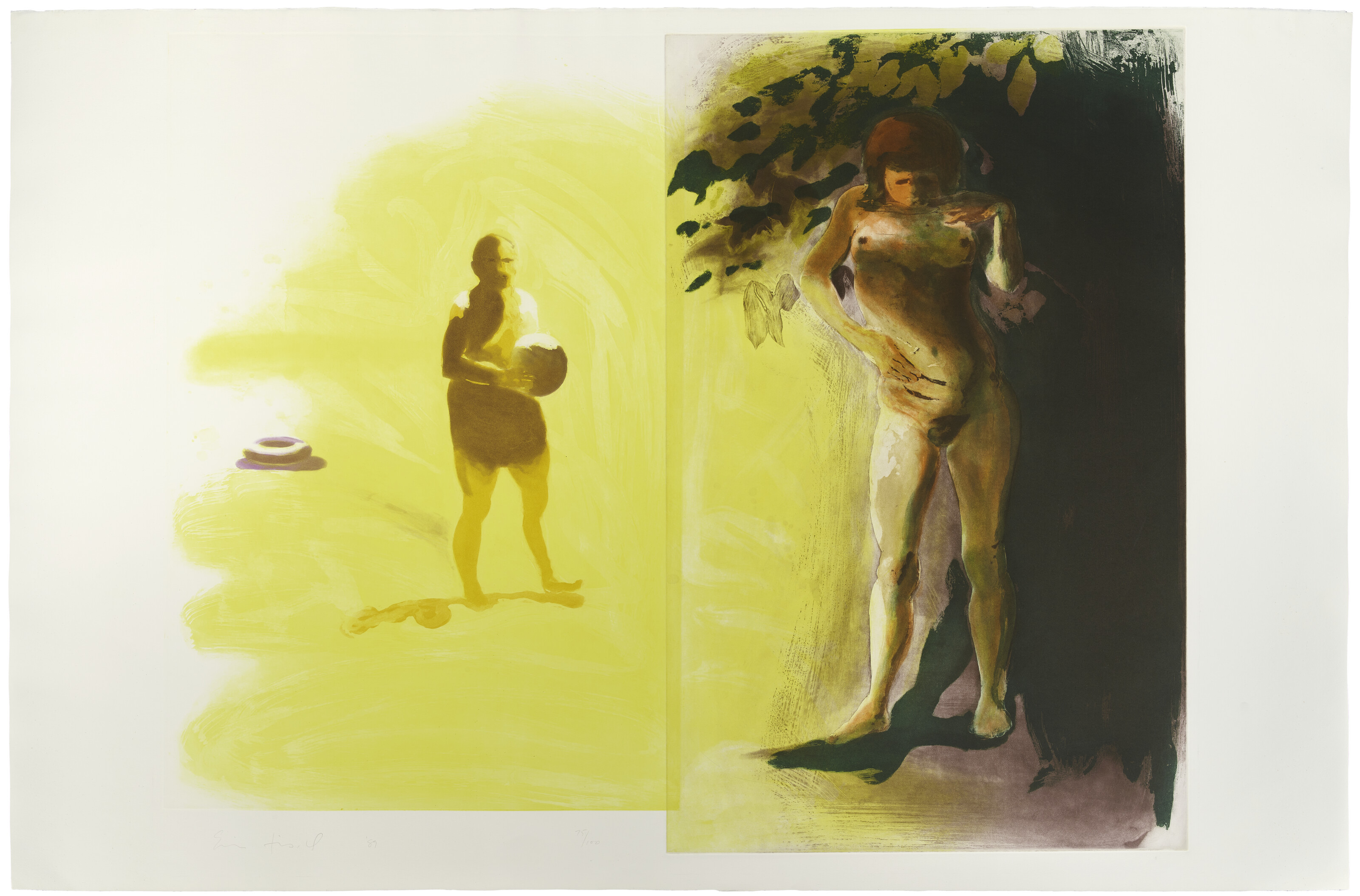 Eric Fischl — Внутренняя трубка, выполненная четырьмя акватинтами