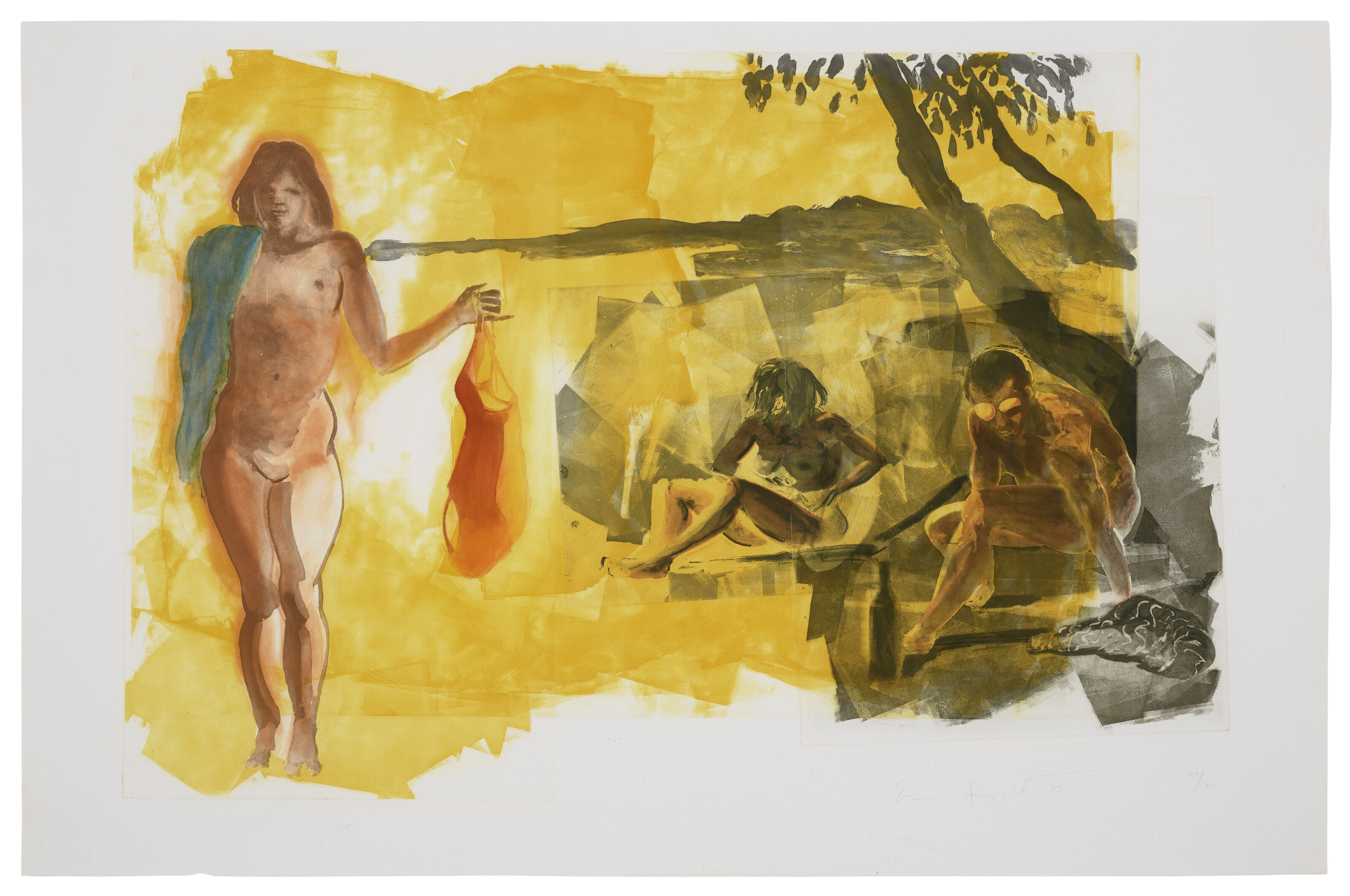 Eric Fischl — Лучи, изображенные четырьмя акватинтами