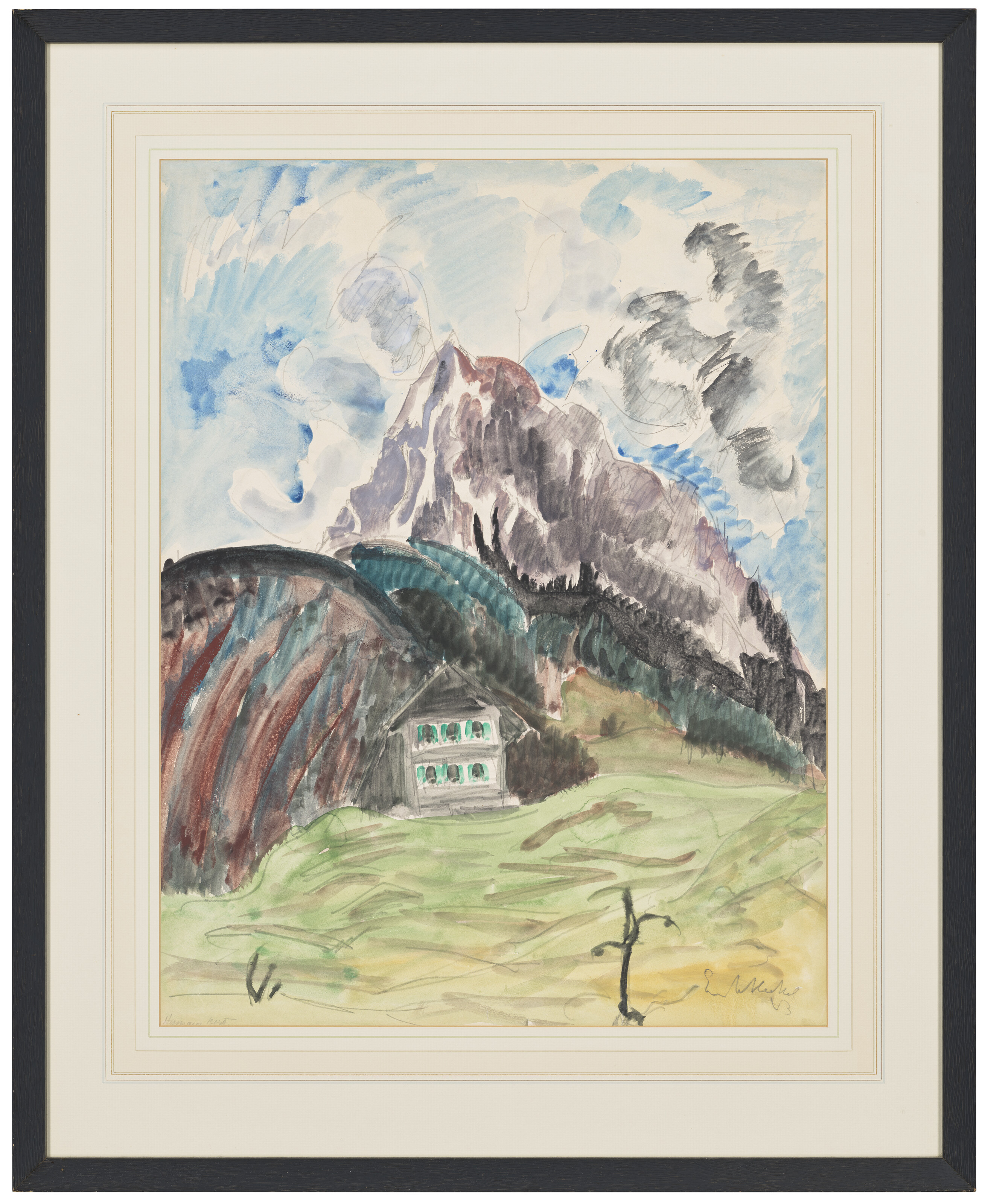 Erich Heckel — Дом на Айсберге, изображение 2