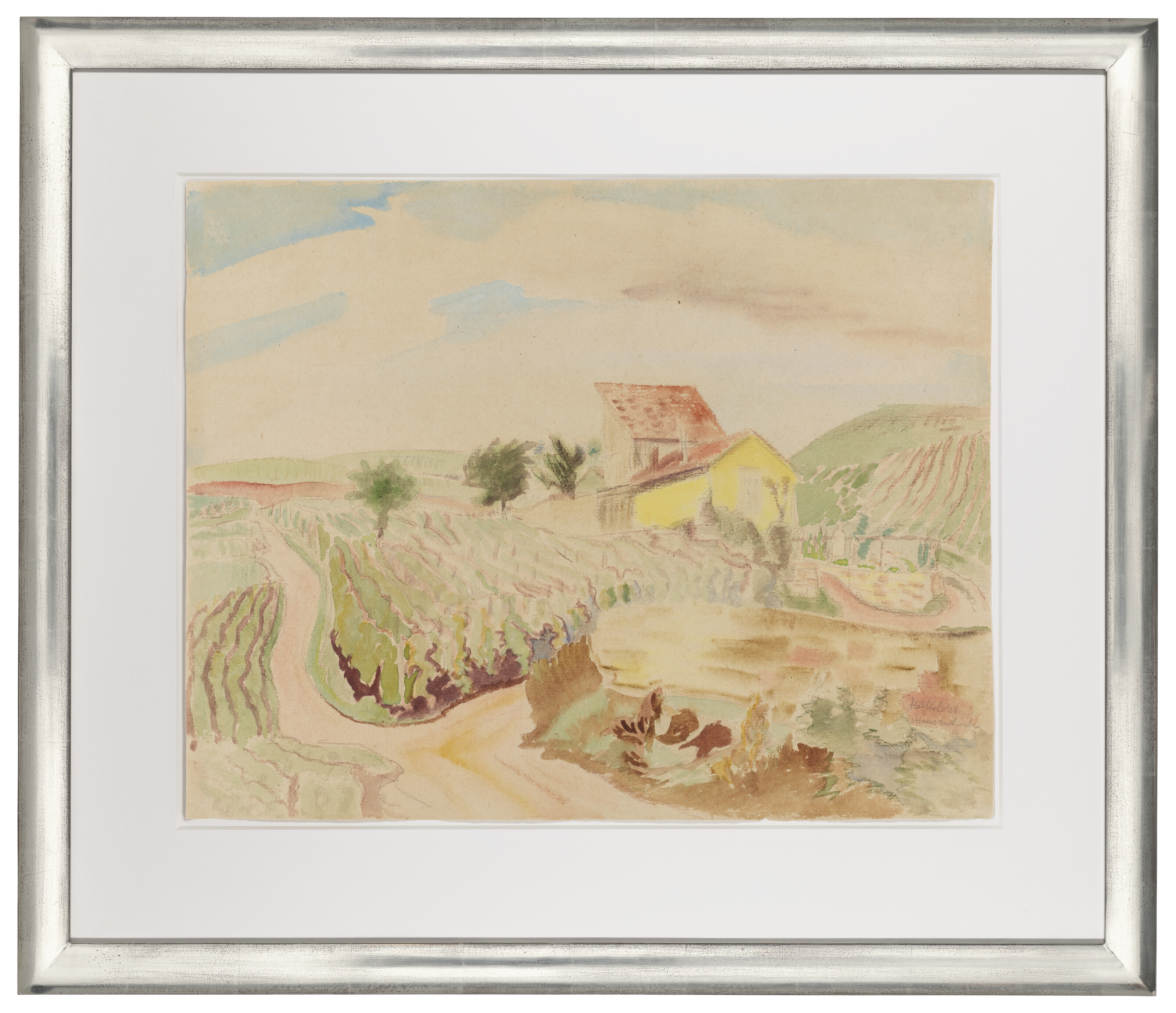 Erich Heckel — Дом в Вайнберге, изображение 2