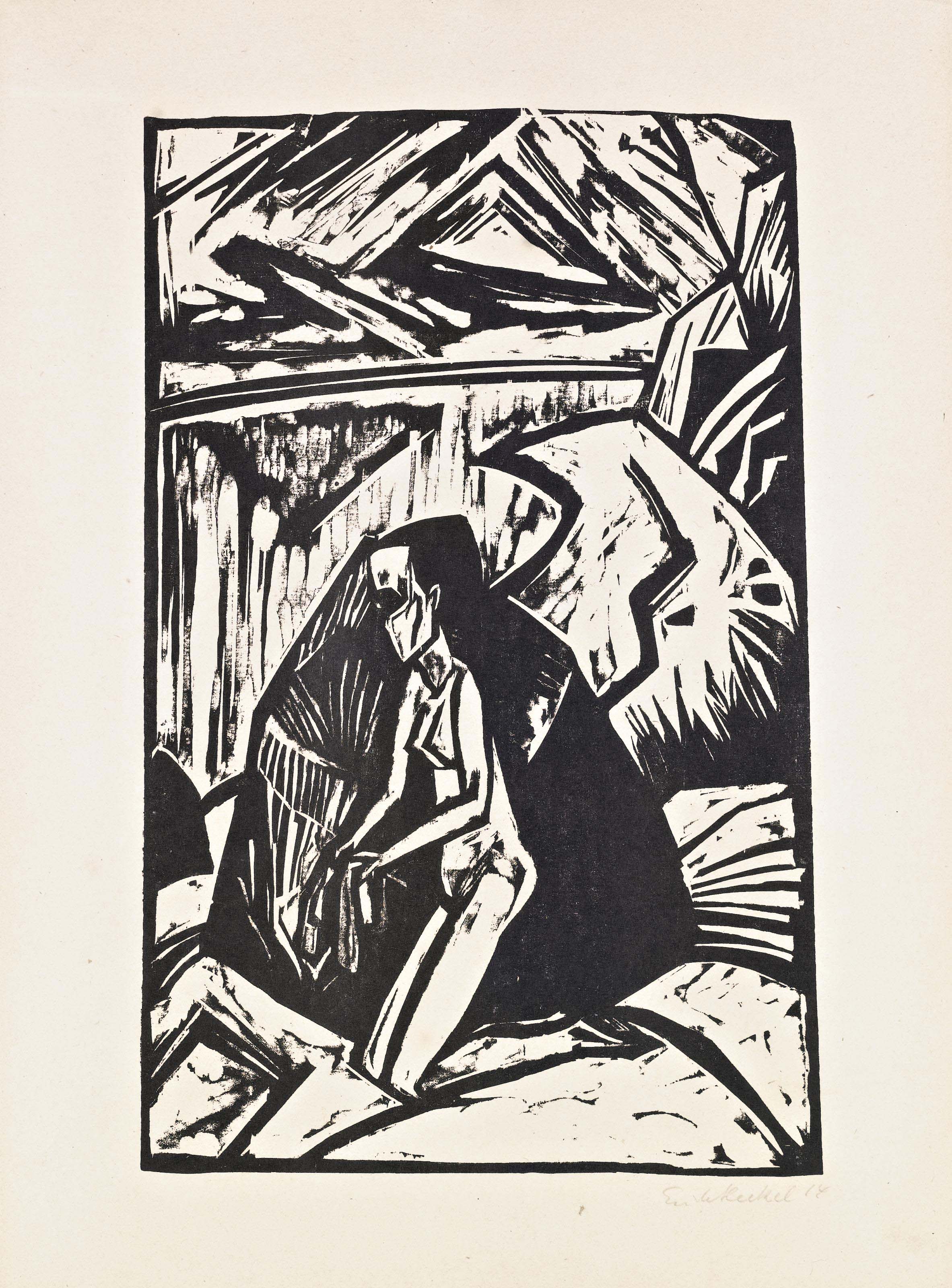 Erich Heckel — Рыцарь-на-Штайне (D. 258 A)