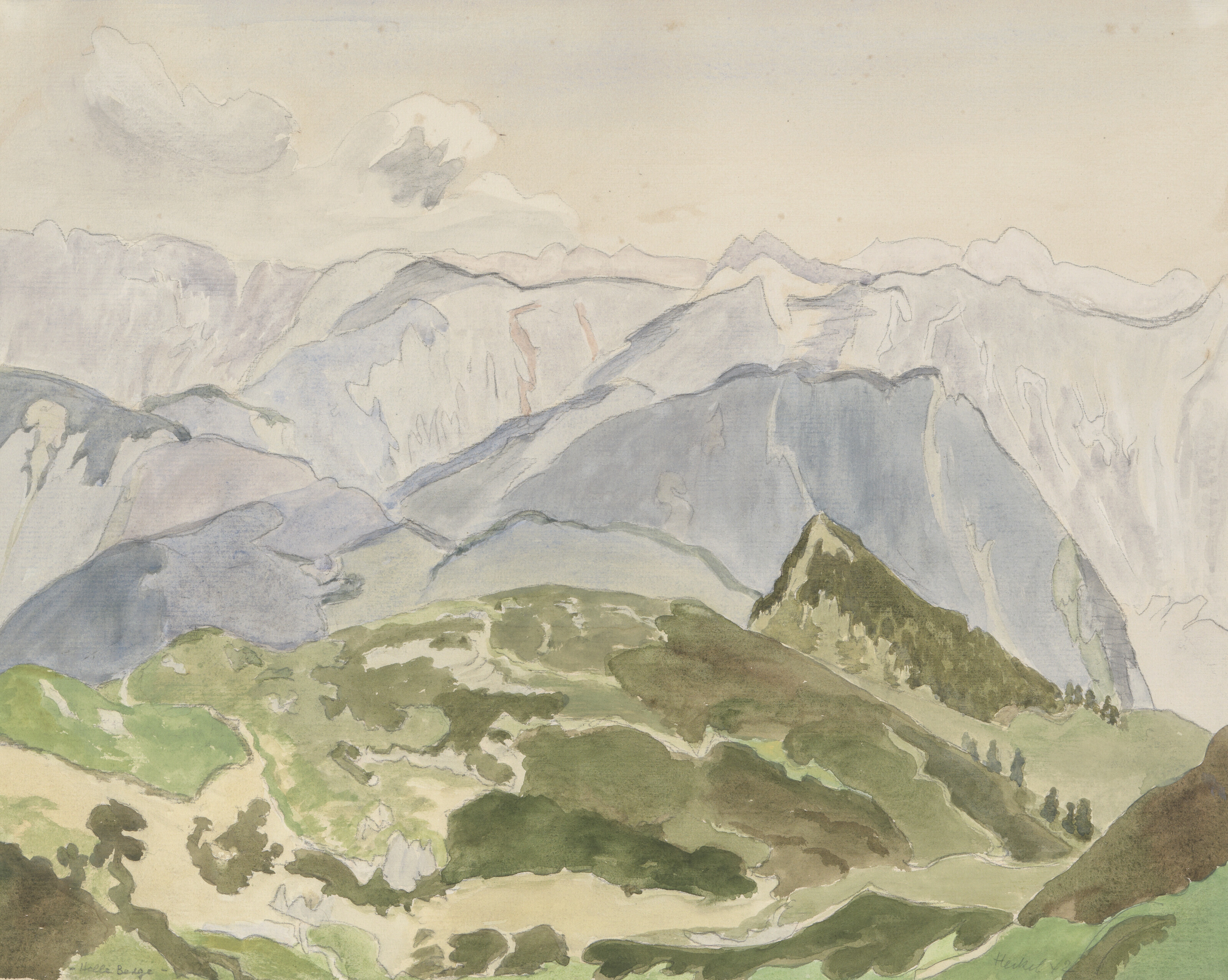 Erich Heckel — Хелле Берге