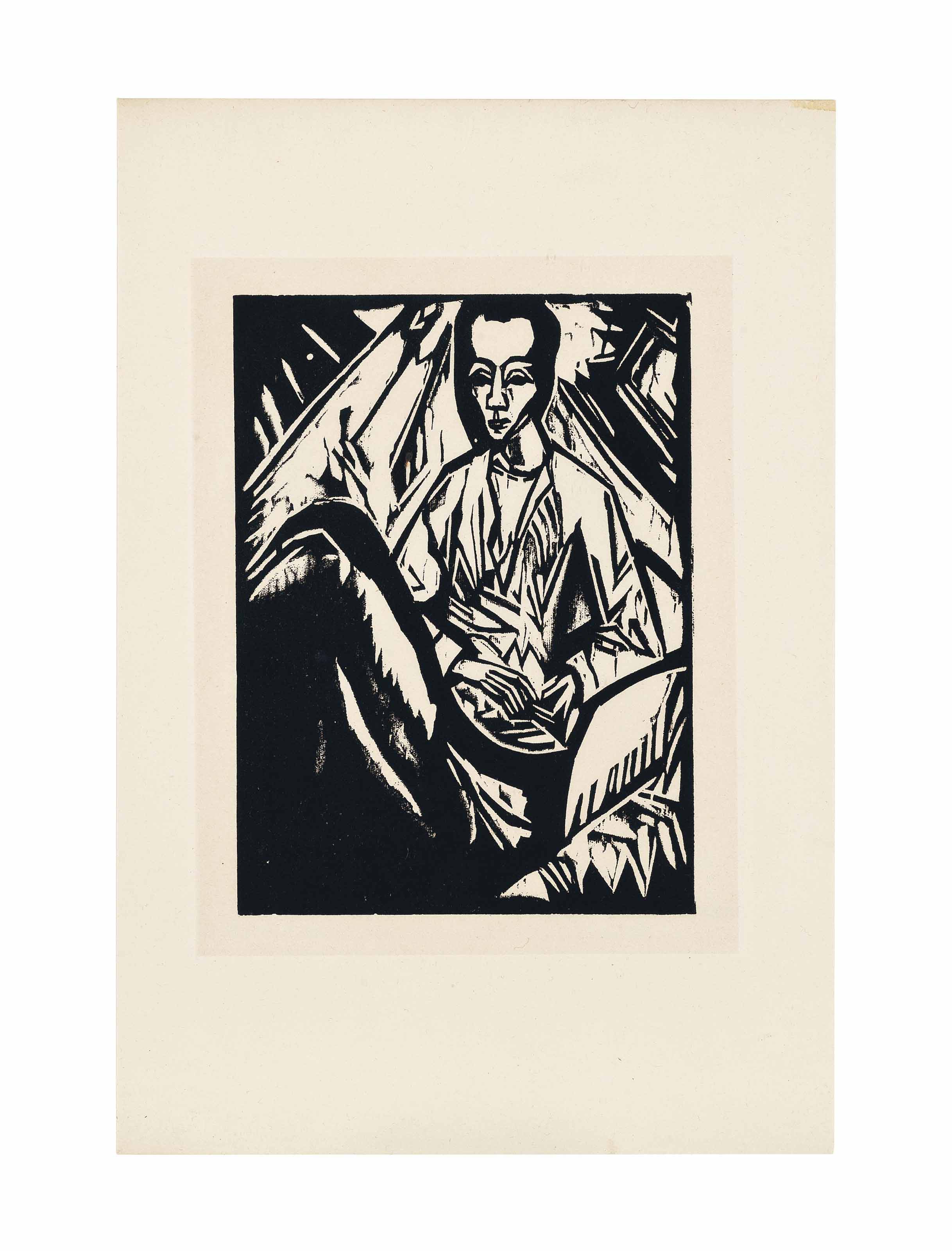 Erich Heckel — Кранкес Мэдхен (Dube W. 266 b)
