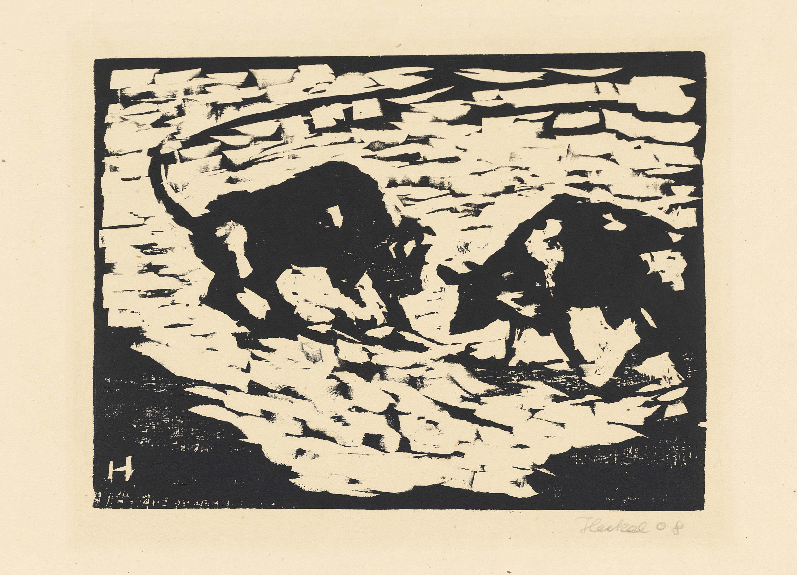 Erich Heckel — Улица (Дуб 159)