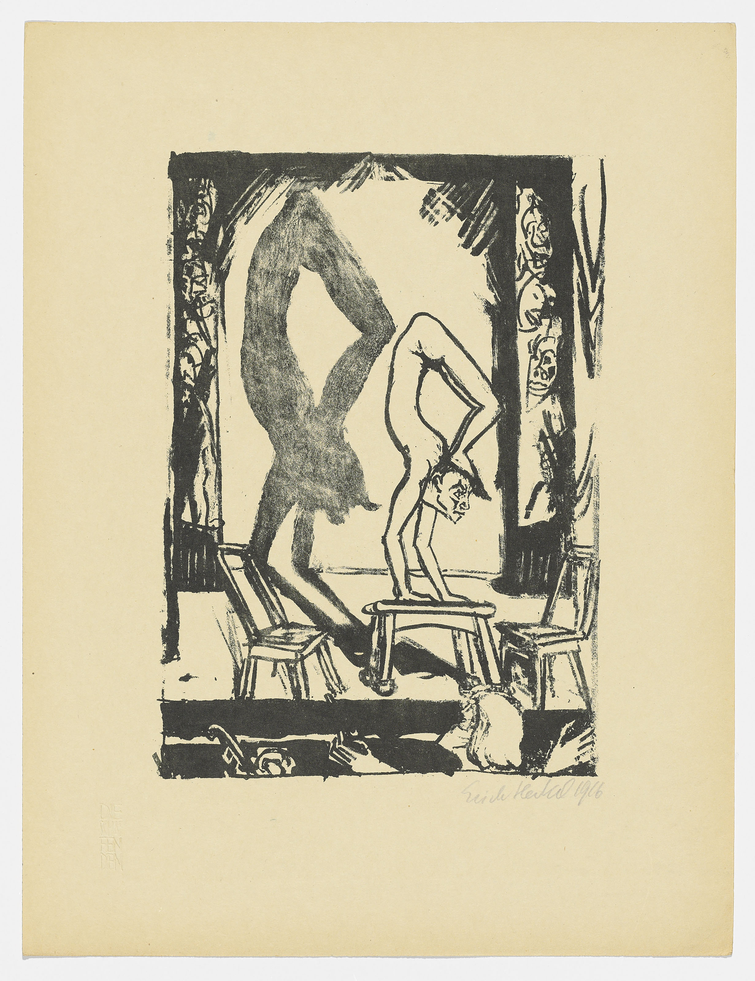 Erich Heckel — Стойка на руках
