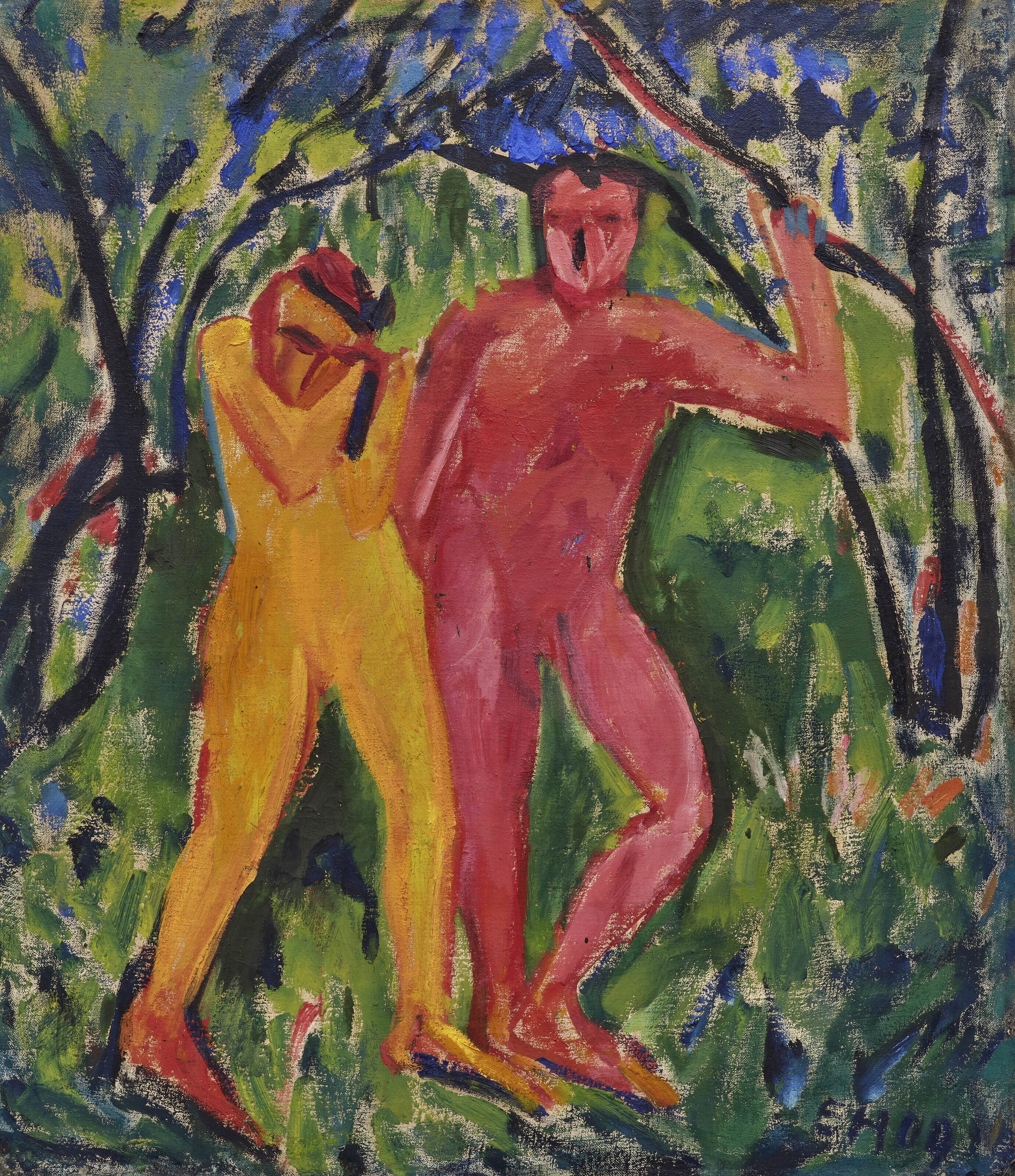 Erich Heckel — Цвей, мужчина из числа свободных