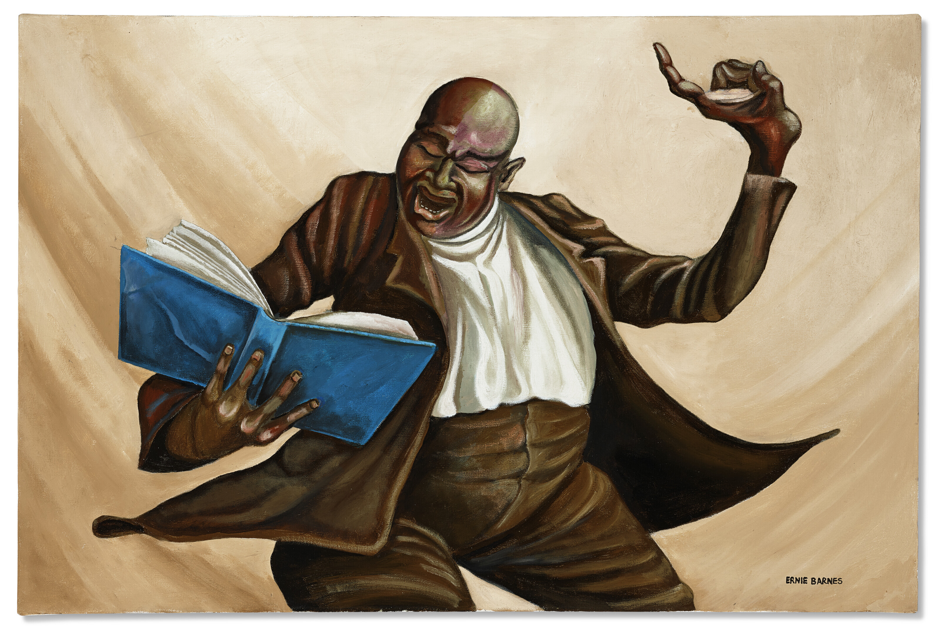 Ernie Barnes — Проповедник с синей книгой