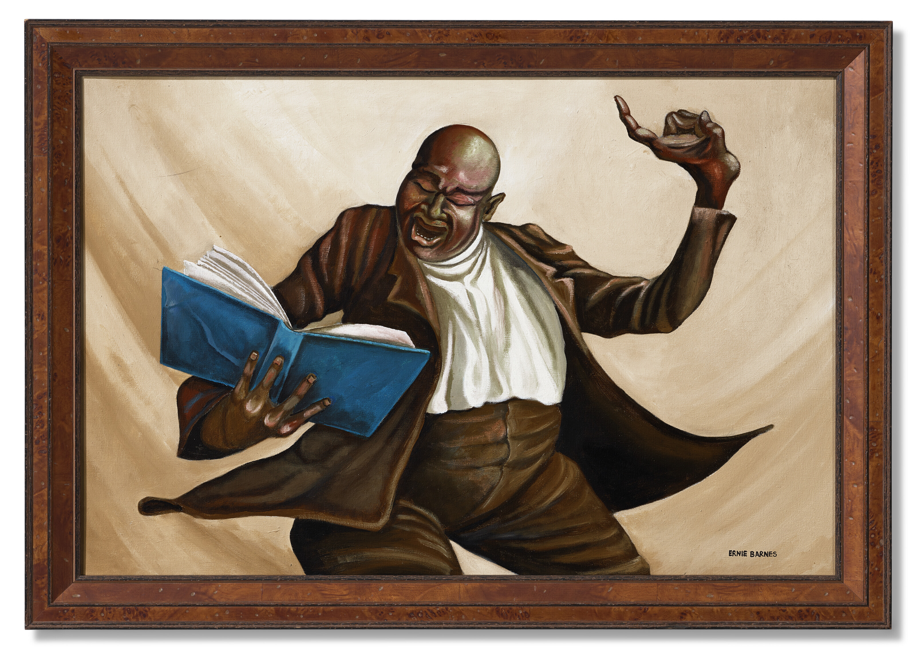 Ernie Barnes — Проповедник с синей книгой, изображение 2