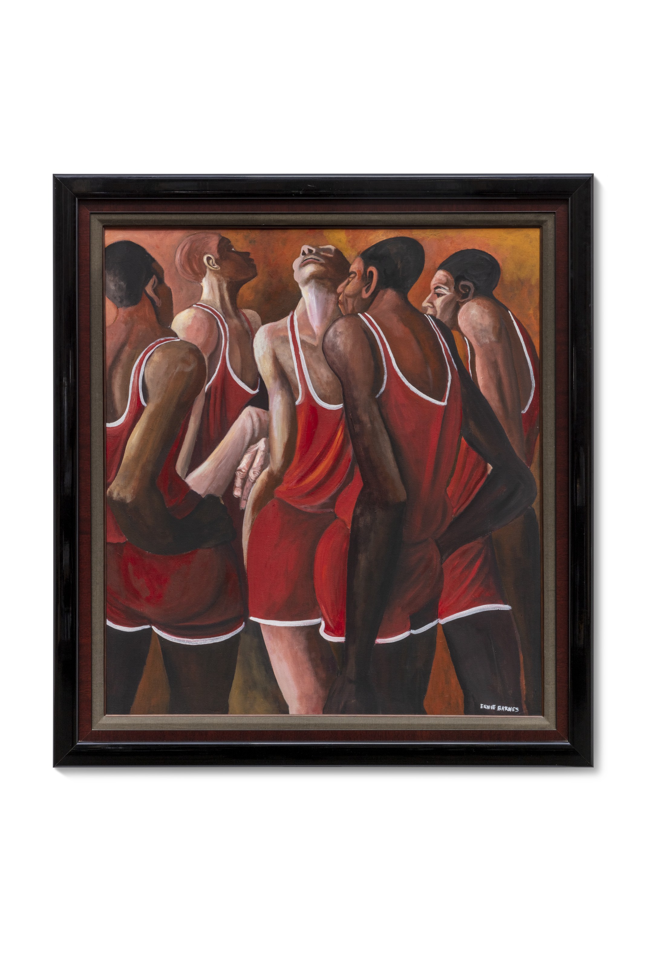 Ernie Barnes — Пятеро В Красном, изображение 2