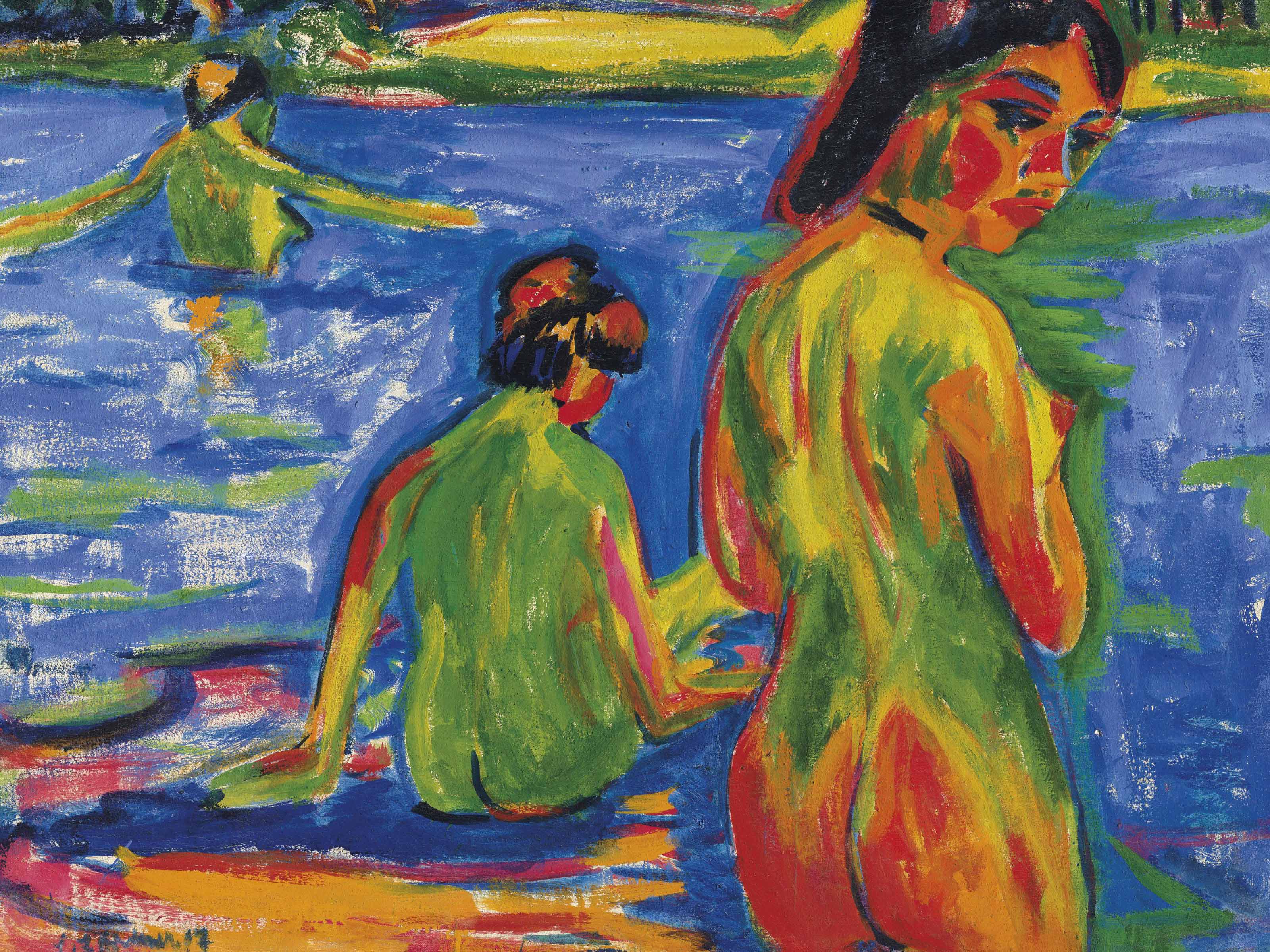 Ernst Ludwig Kirchner — Я вижу баденде Медхен, Морицбург