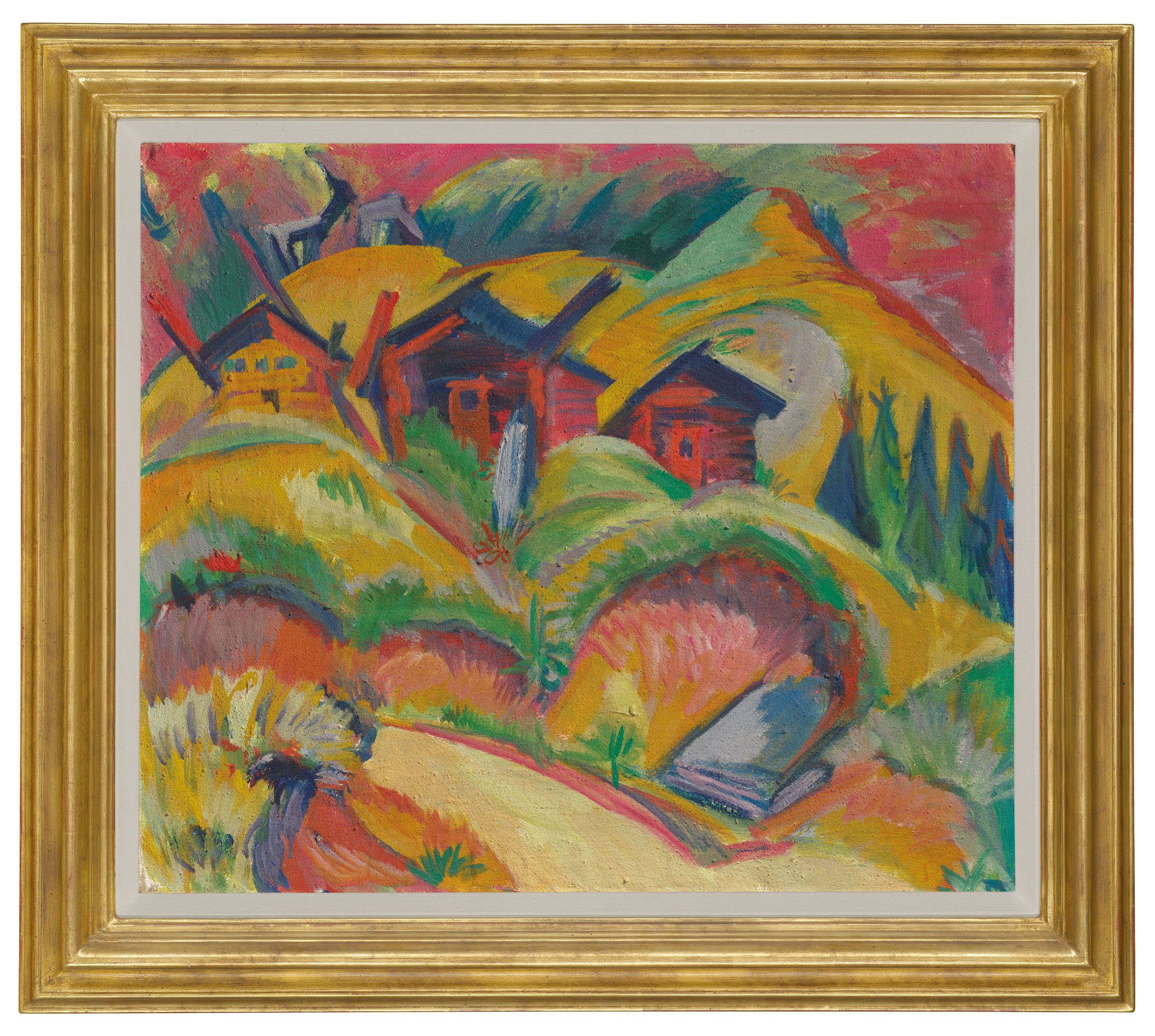 Ernst Ludwig Kirchner — Дорога в Хюттен-ам-Хюгель, Дорога в Хюттен, изображение 2