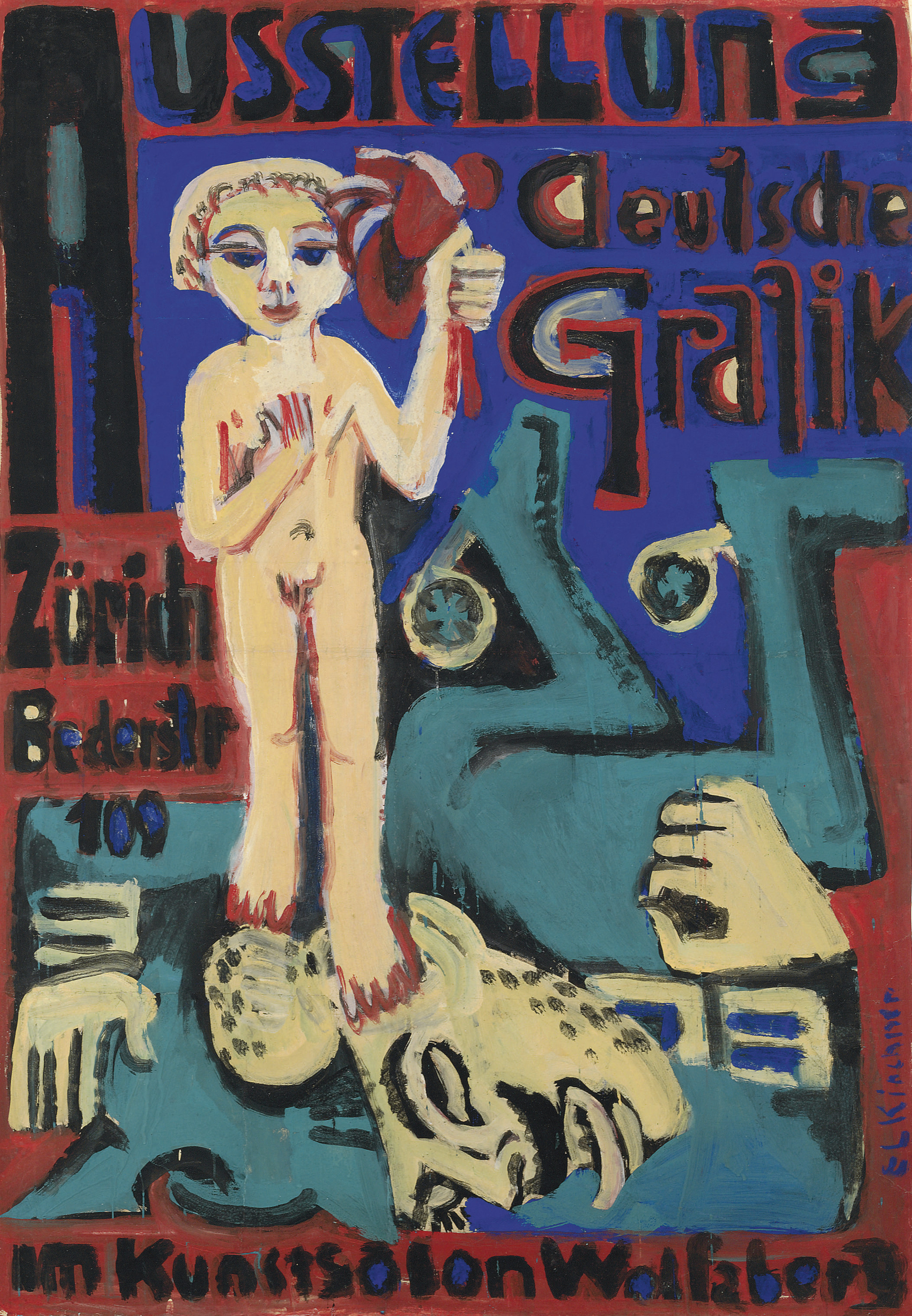 Ernst Ludwig Kirchner — Выставка немецкой графики в художественном салоне Вольфсберга