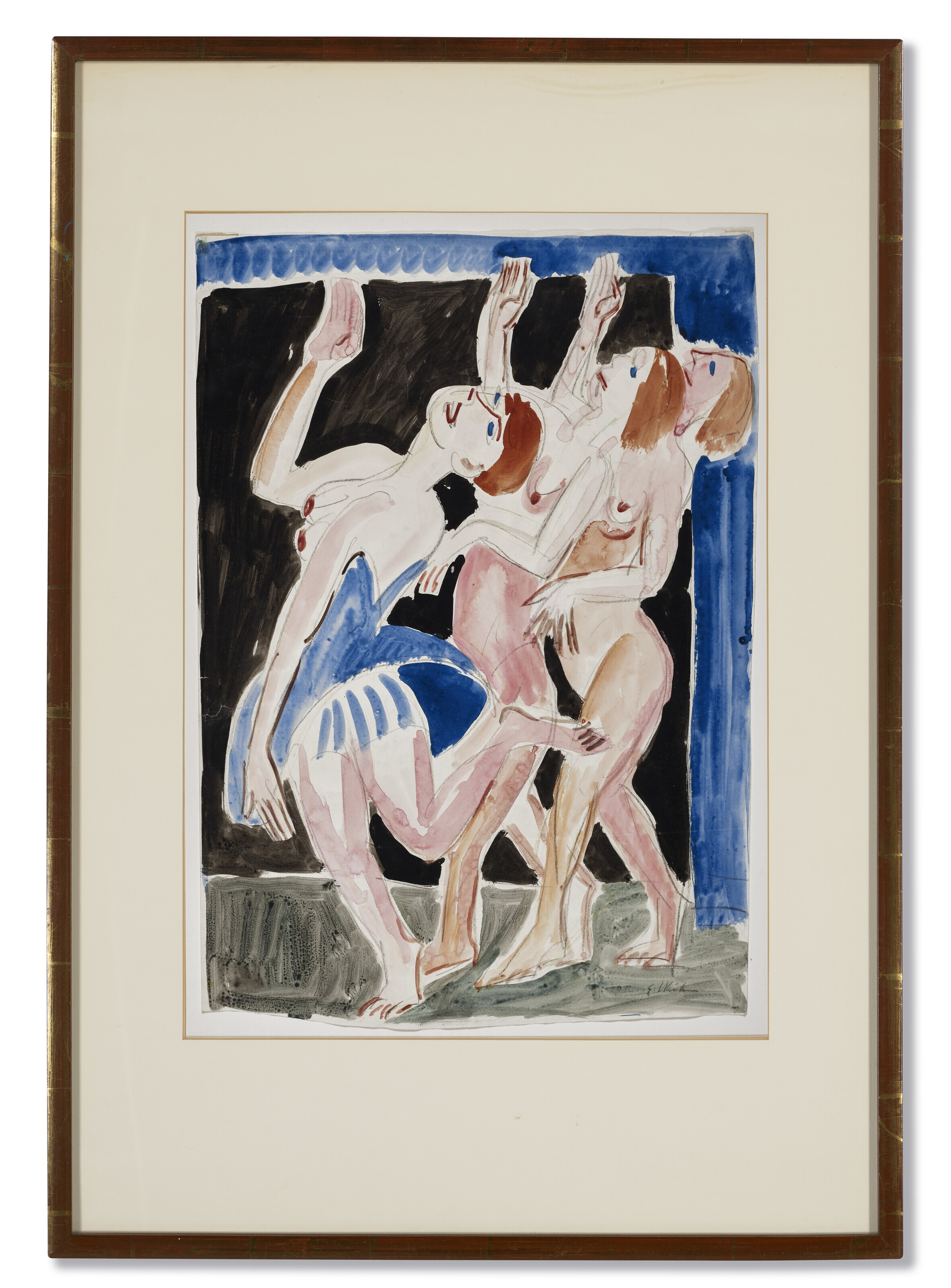 Ernst Ludwig Kirchner — Дрей Танзериннен (Wigmann-Gruppe), изображение 2
