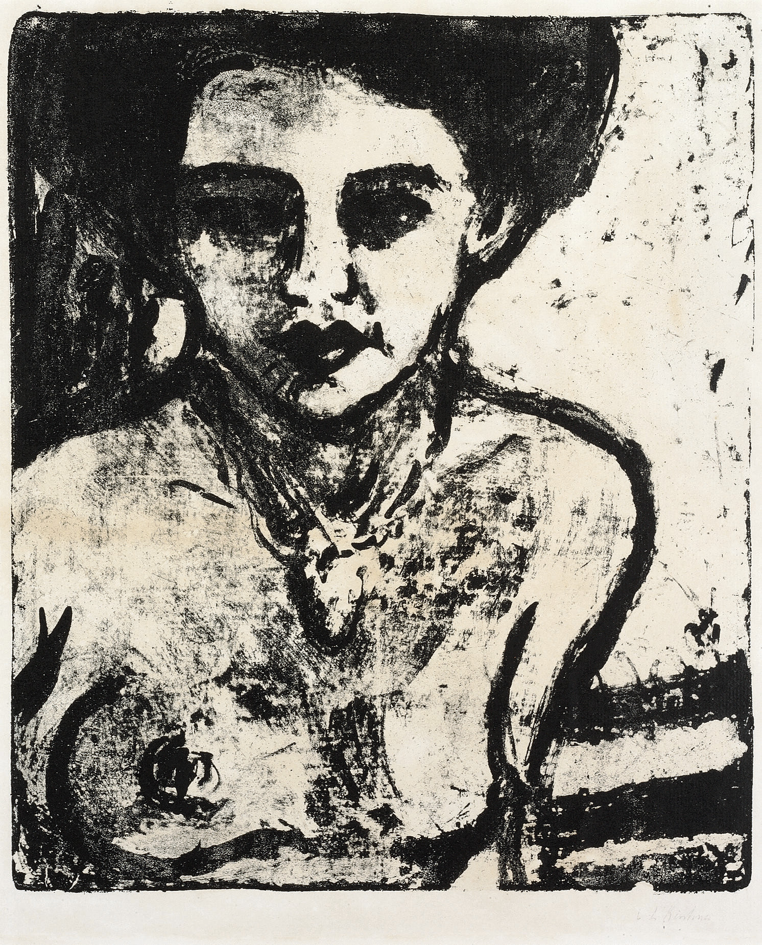 Ernst Ludwig Kirchner — Художник (Халбакт) (Дубэ, 136; Шифлер, 80)