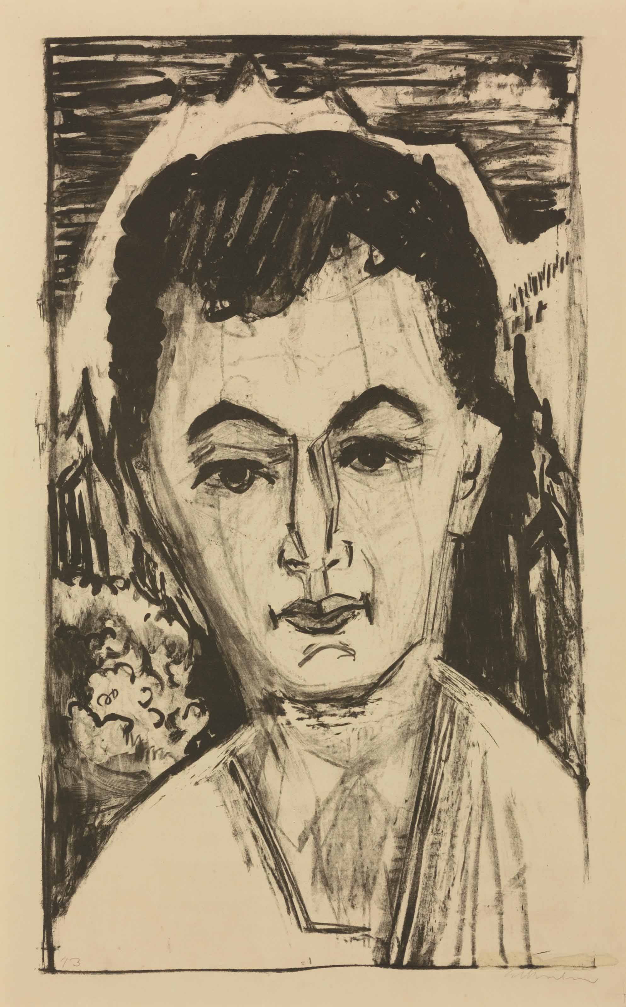 Ernst Ludwig Kirchner — Портрет Неле ван де Вельде (Dube L411)