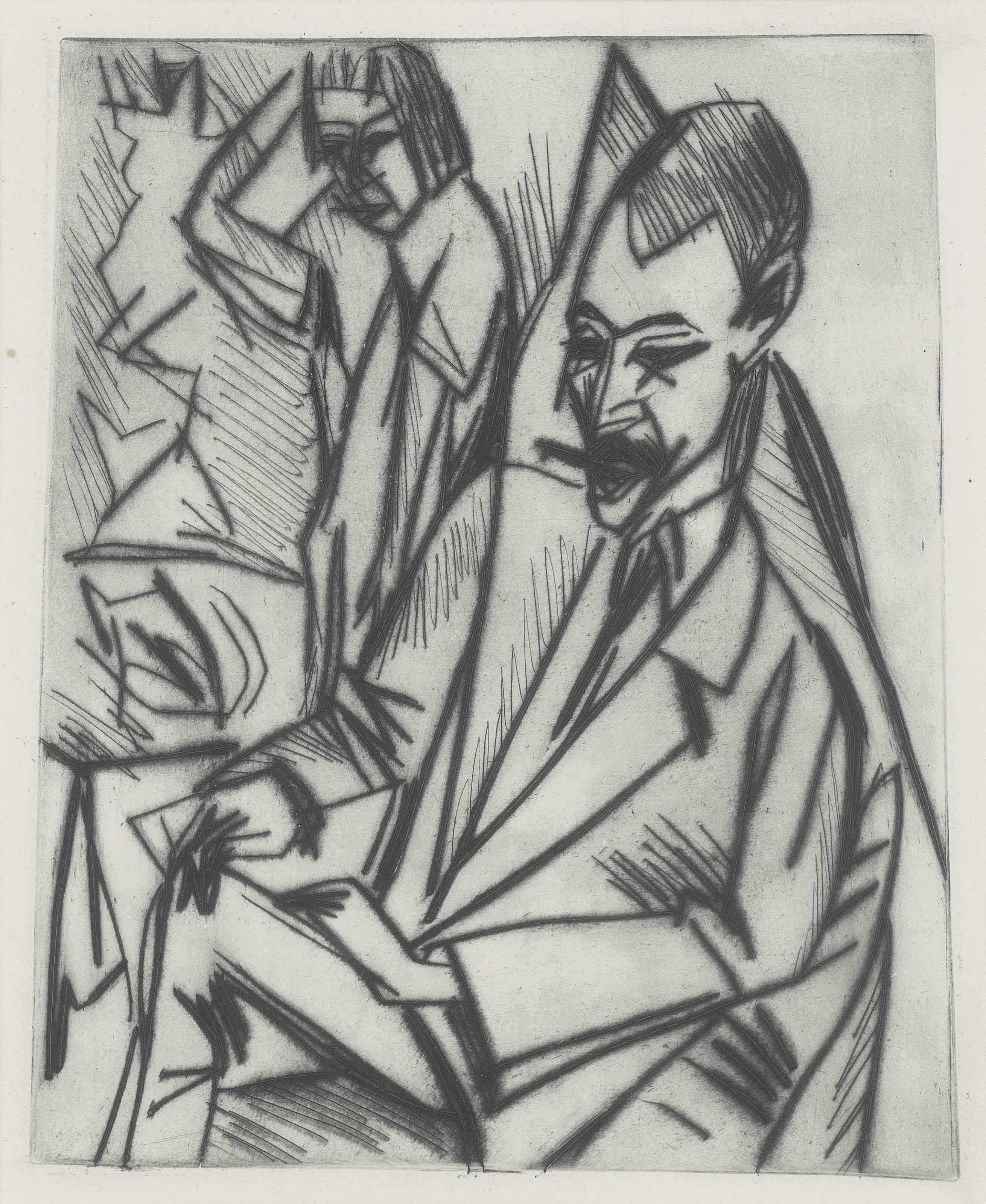 Ernst Ludwig Kirchner — Гевеке и Эрна (Dube R.169B)