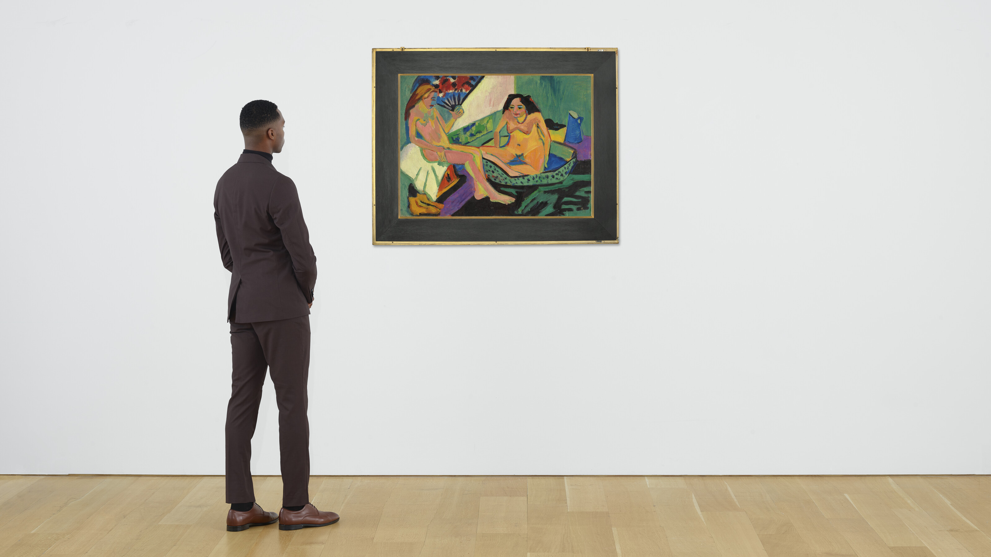 Ernst Ludwig Kirchner — Цвей, девушка из семьи Бадеванне (Фрау флахер, жена и девушка из семьи Фехер) (справа); Сиделка шварцхааригер, женщина из семьи Бадеванне (справа), изображение 6