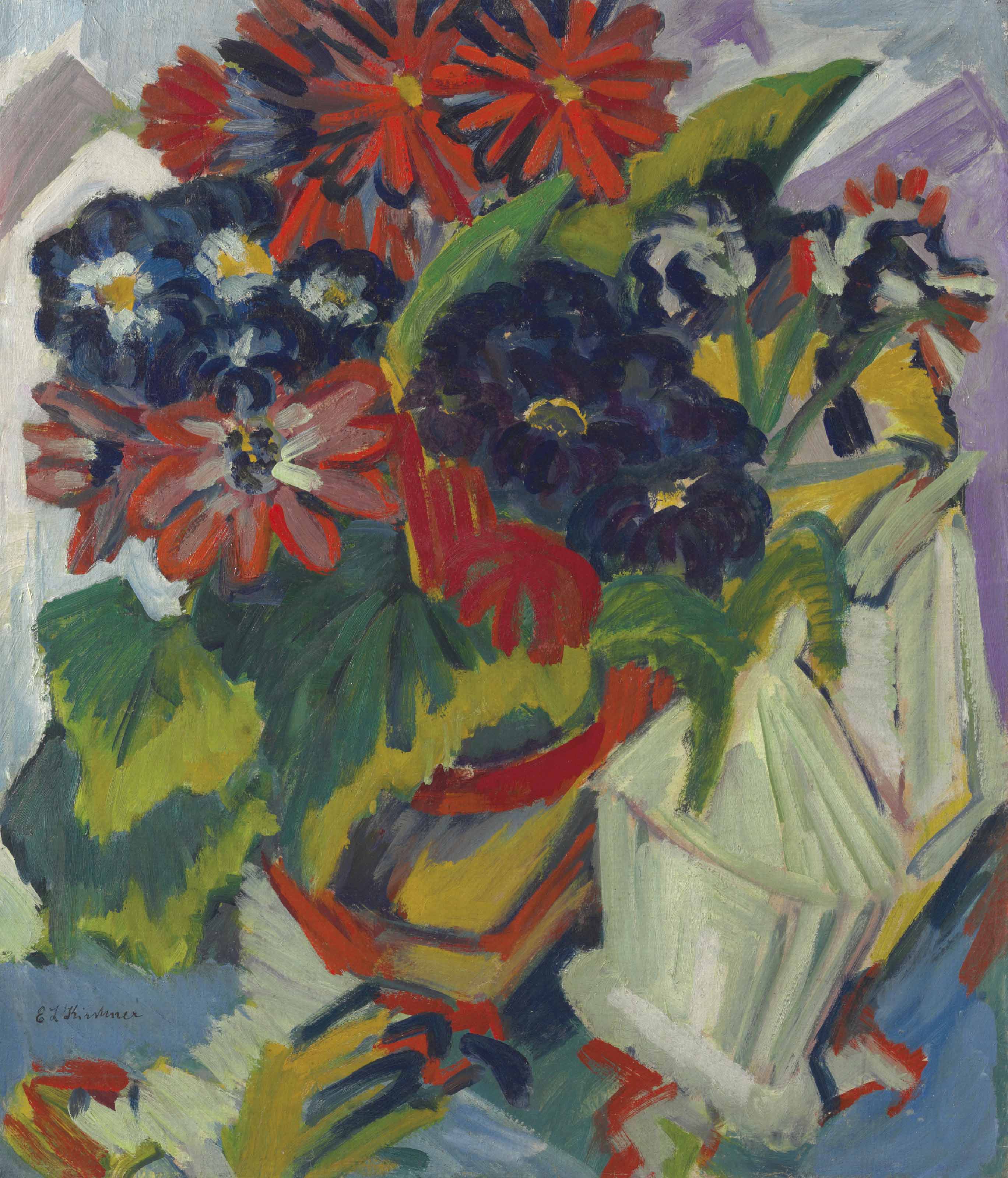 Ernst Ludwig Kirchner — Блументопф и Цуккердозе ; Блюмен