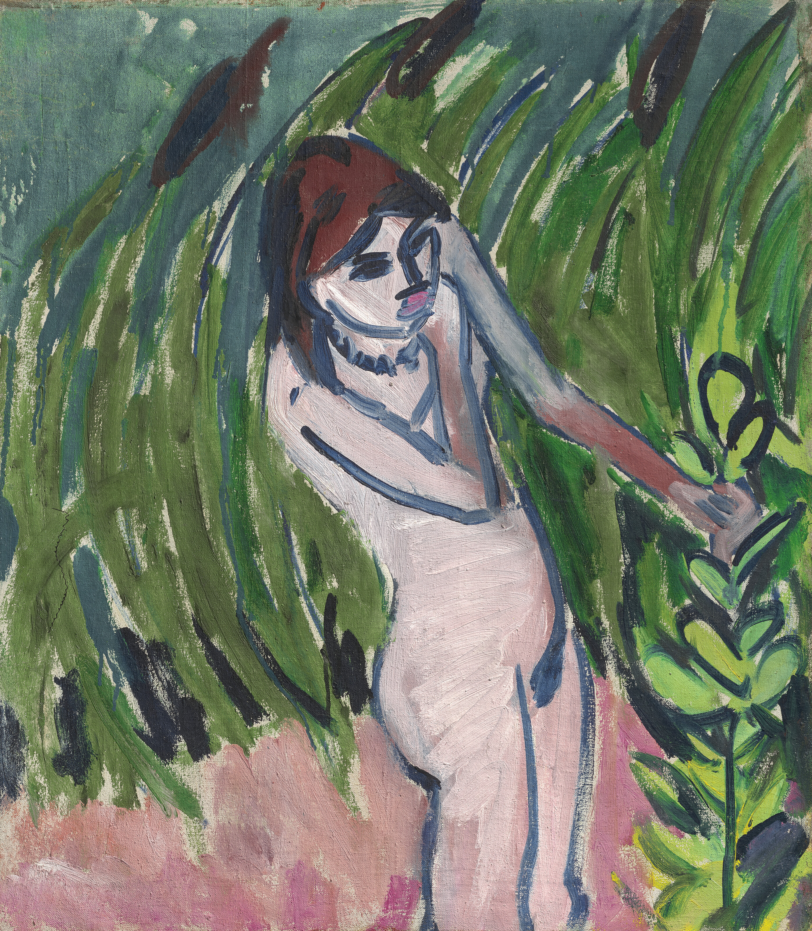 Ernst Ludwig Kirchner — Девушка, которую я люблю (девушка) (спереди); Женщина и девушка, которую я люблю (сзади)