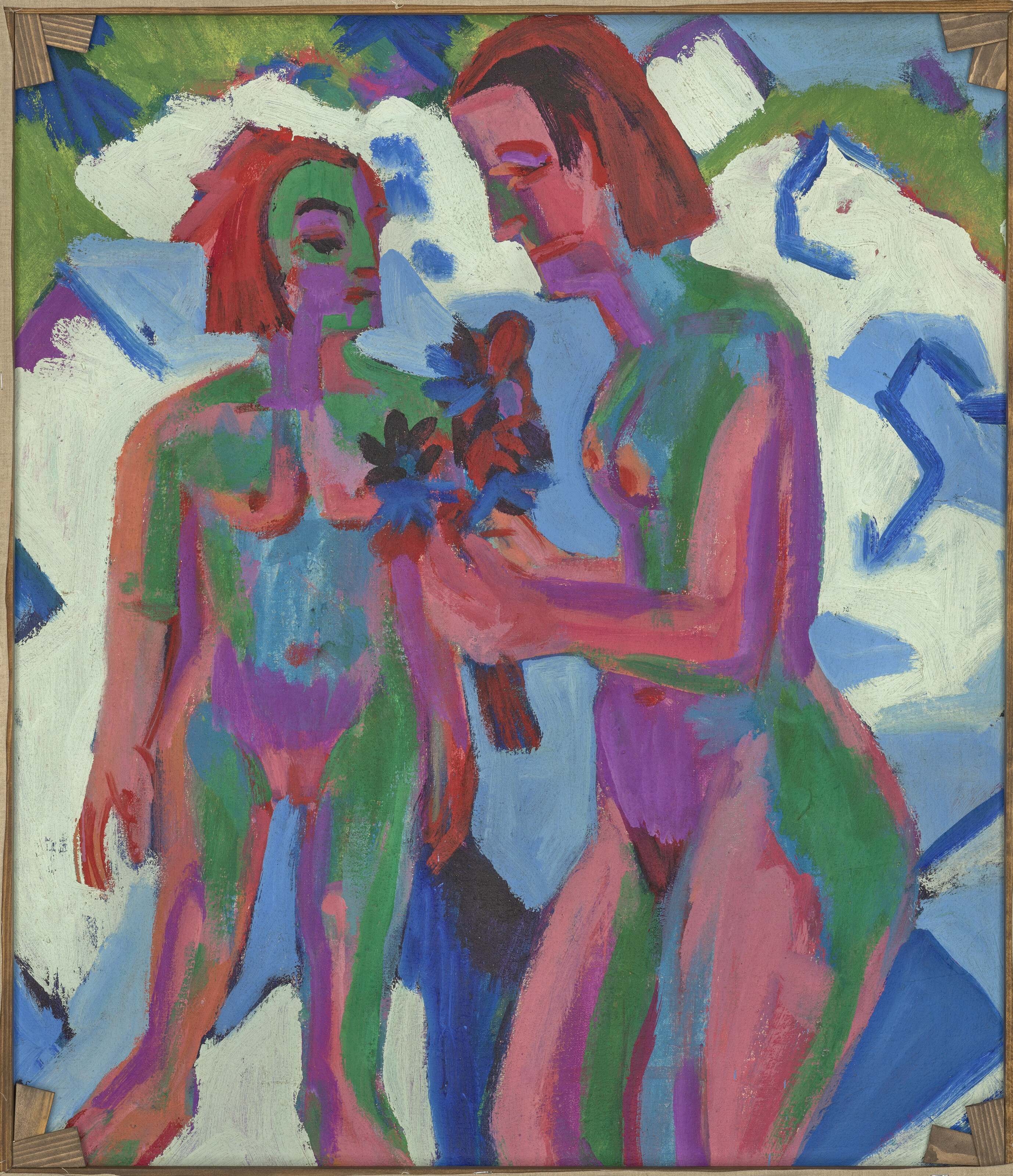Ernst Ludwig Kirchner — Девушка, которую я люблю (девушка) (спереди); Женщина и девушка, которую я люблю (сзади), изображение 2
