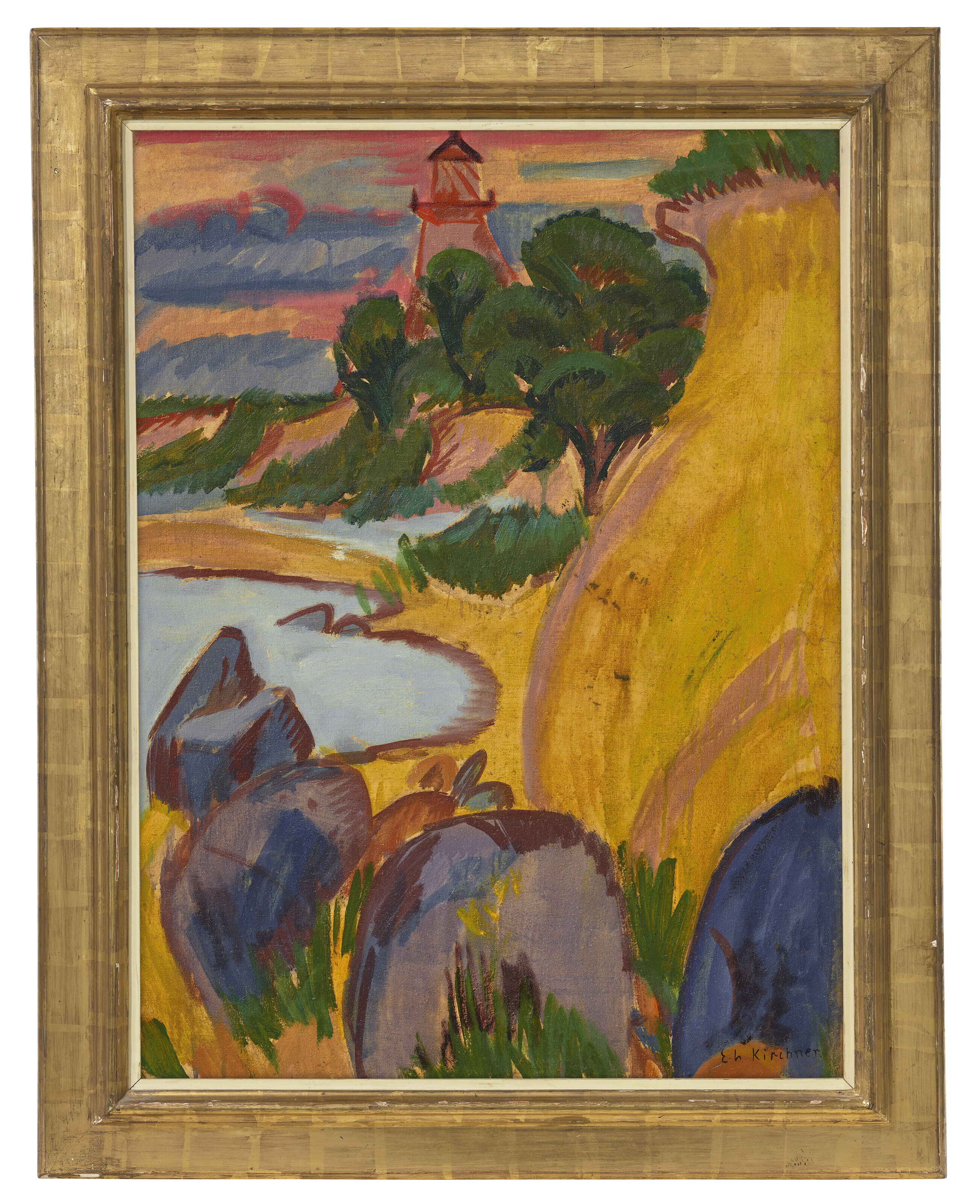 Ernst Ludwig Kirchner — Лейхттурм хинтер Бухт, изображение 2