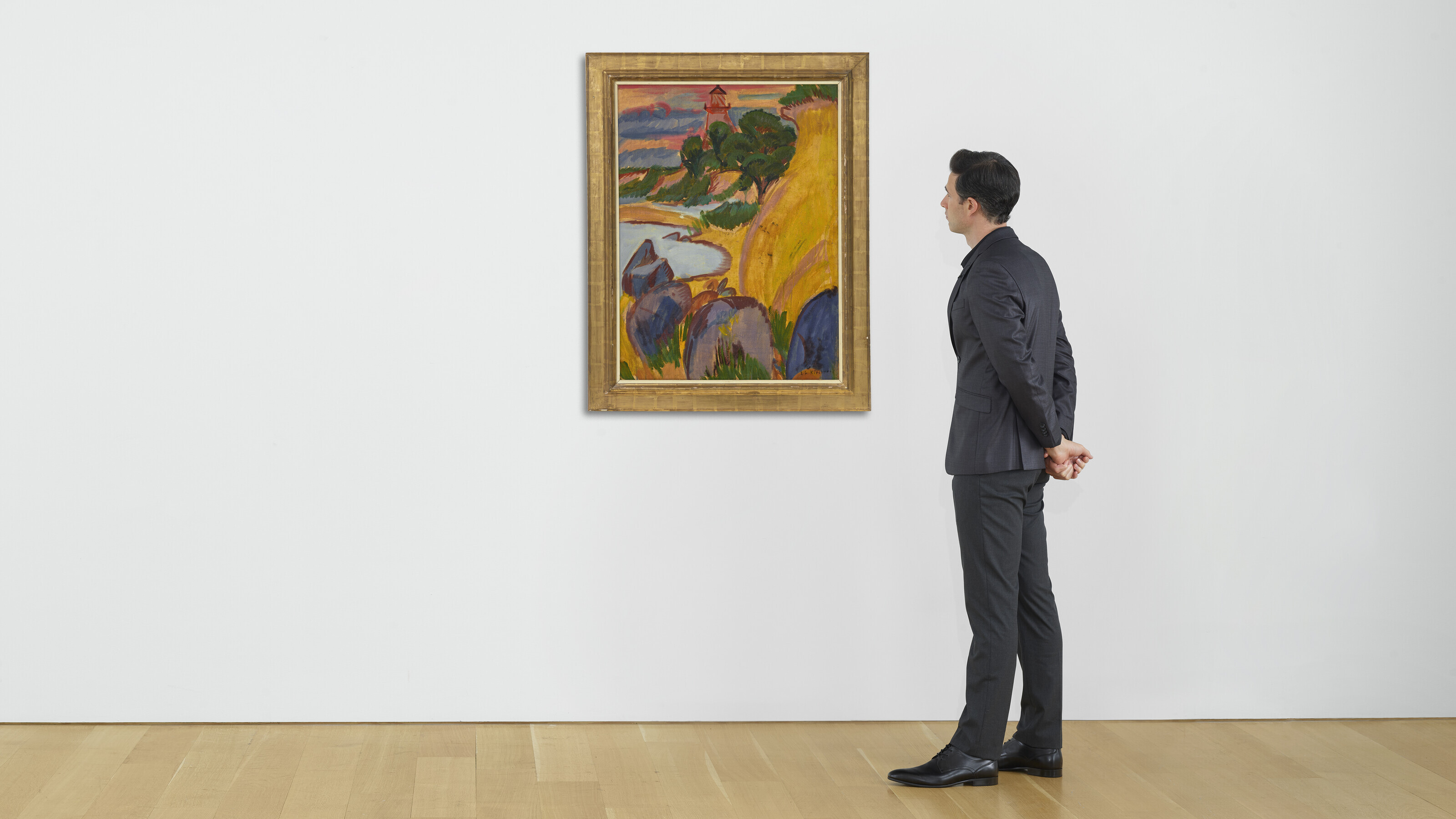 Ernst Ludwig Kirchner — Лейхттурм хинтер Бухт, изображение 4