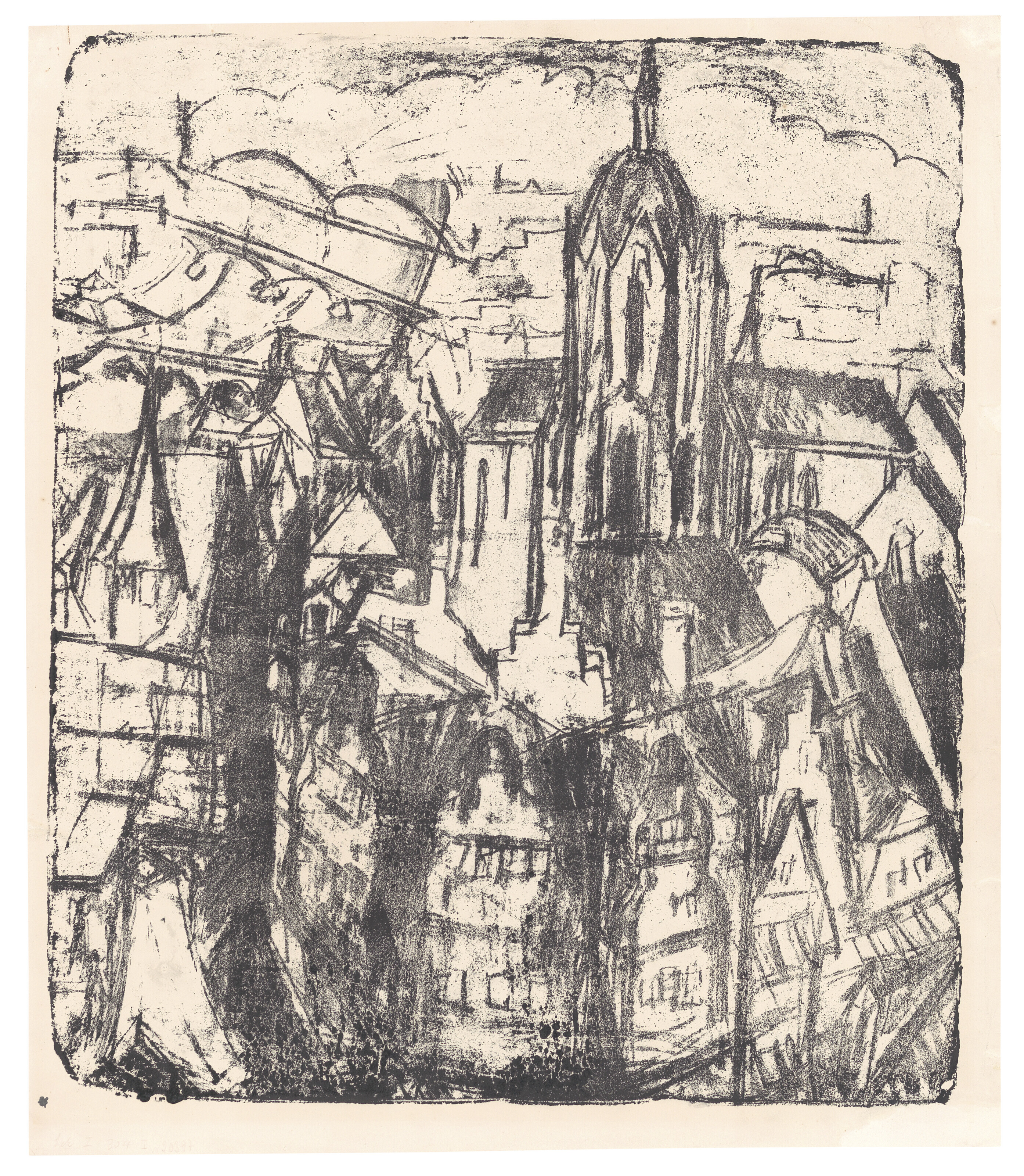 Ernst Ludwig Kirchner — Дом франкфуртеров