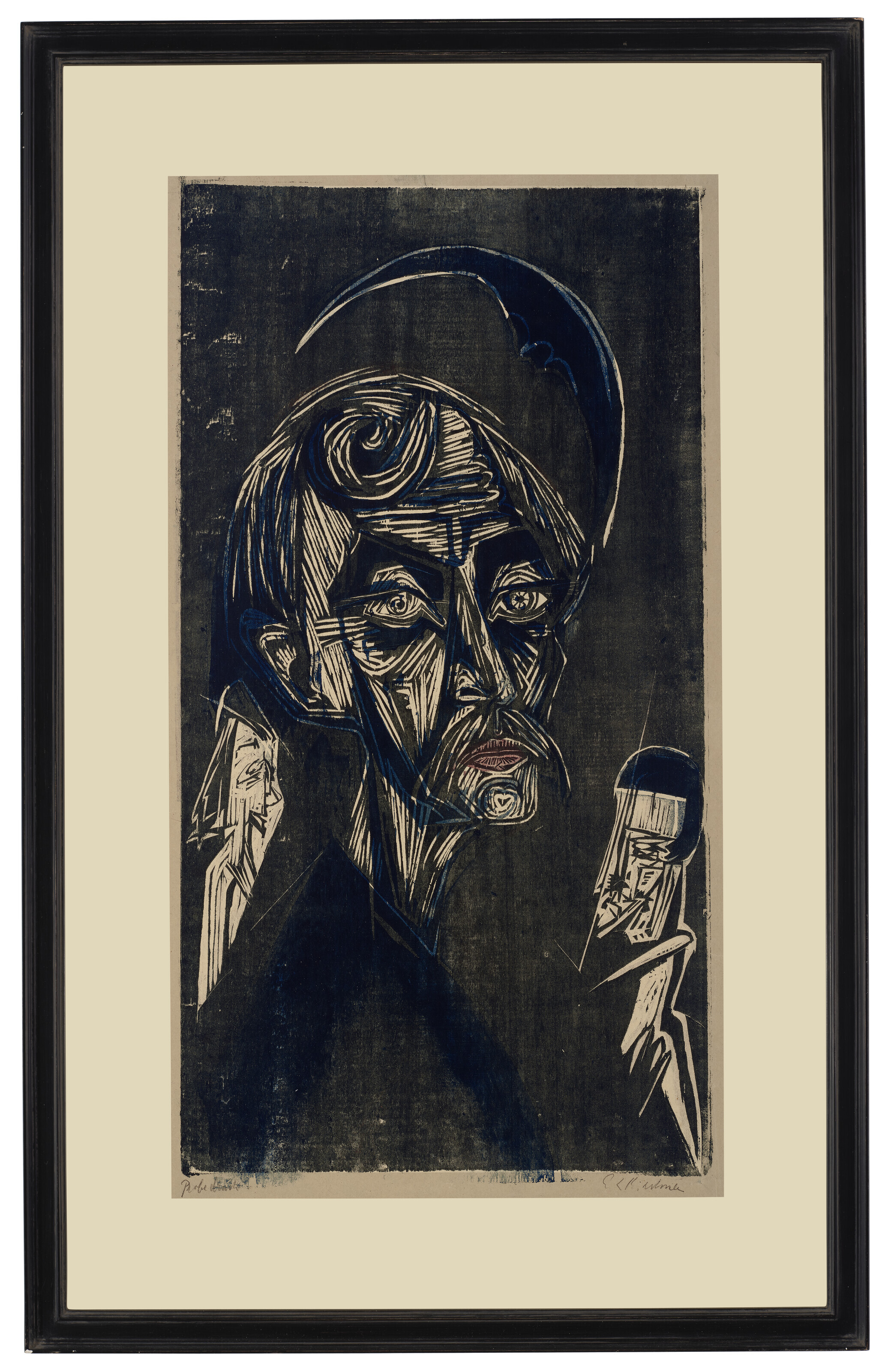 Ernst Ludwig Kirchner — Блондинистый Мужчина Штирнер, изображение 2