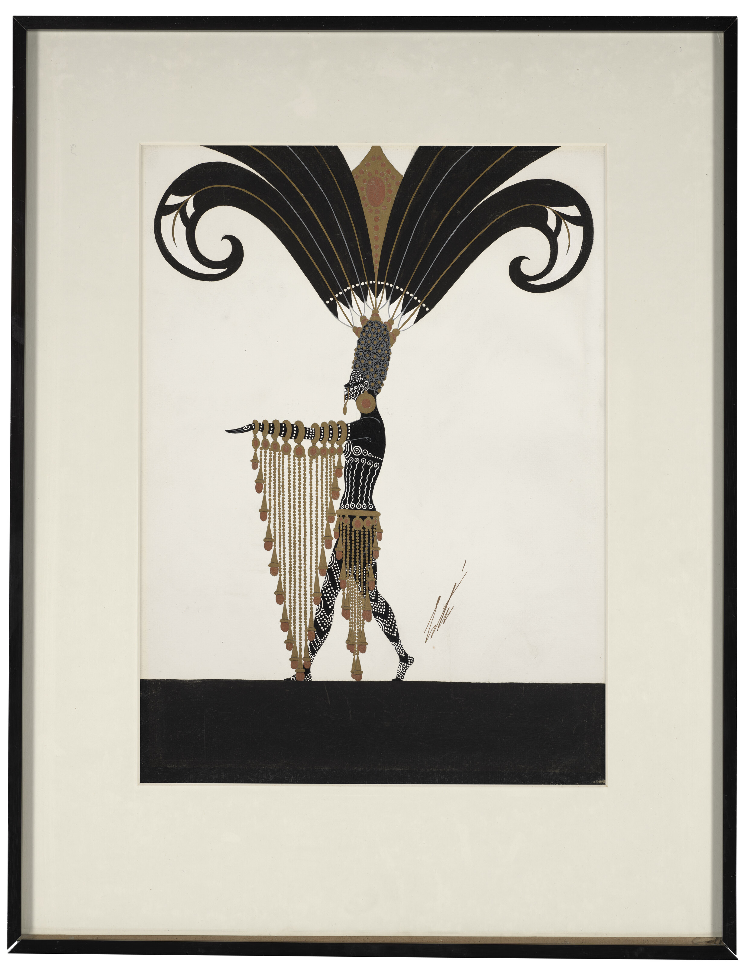 Erté — Художественная картина "Конго", La Beauté Sauvage (Ридо), изображение 2