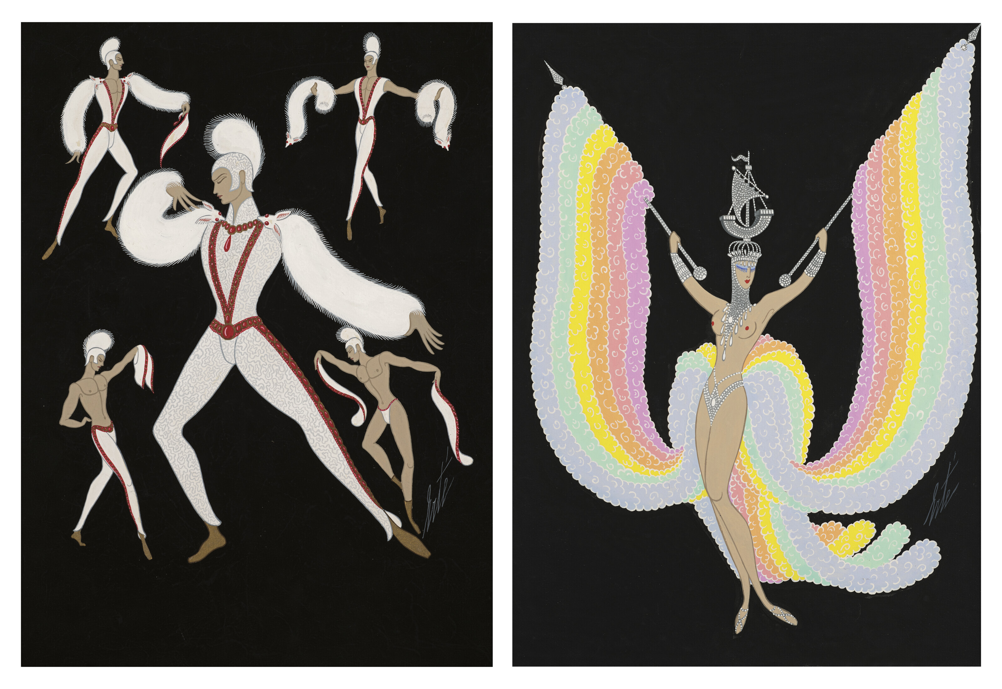Erté — Макеты для костюмов