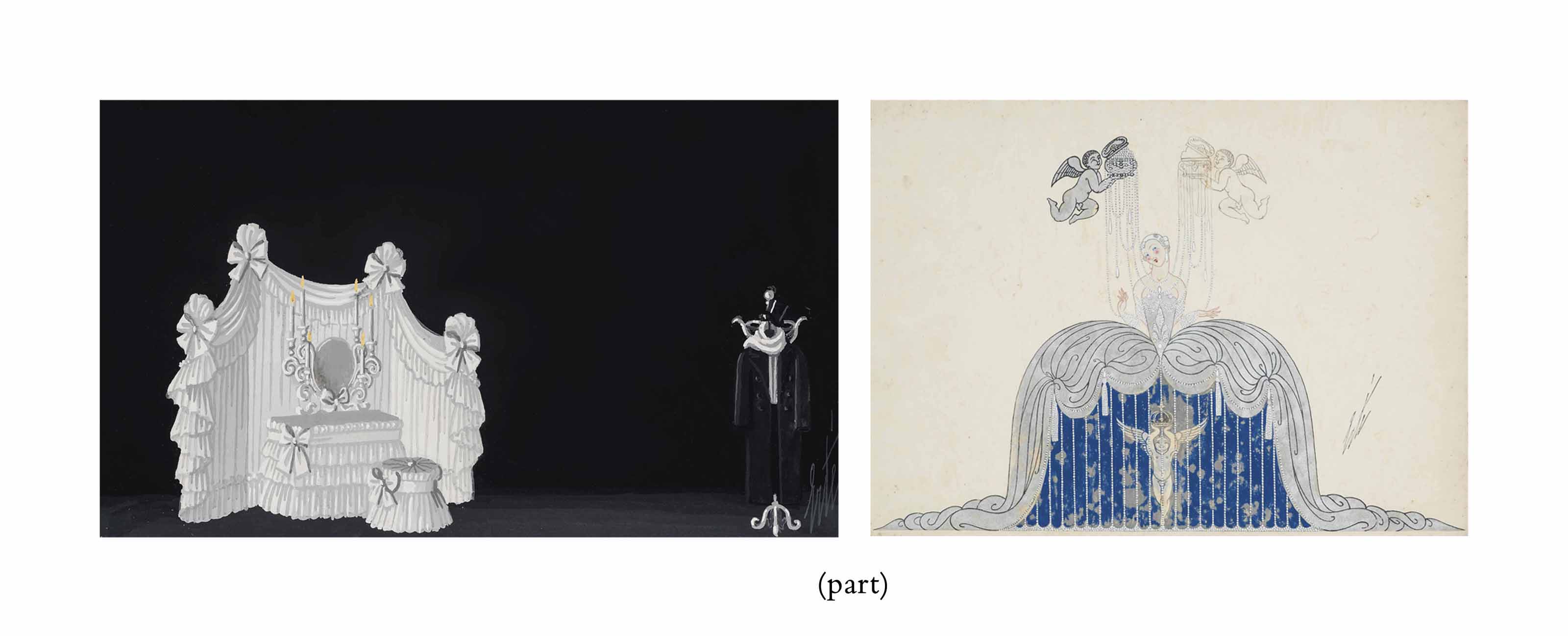 Erté — Ла Дюбарри; и Сценография