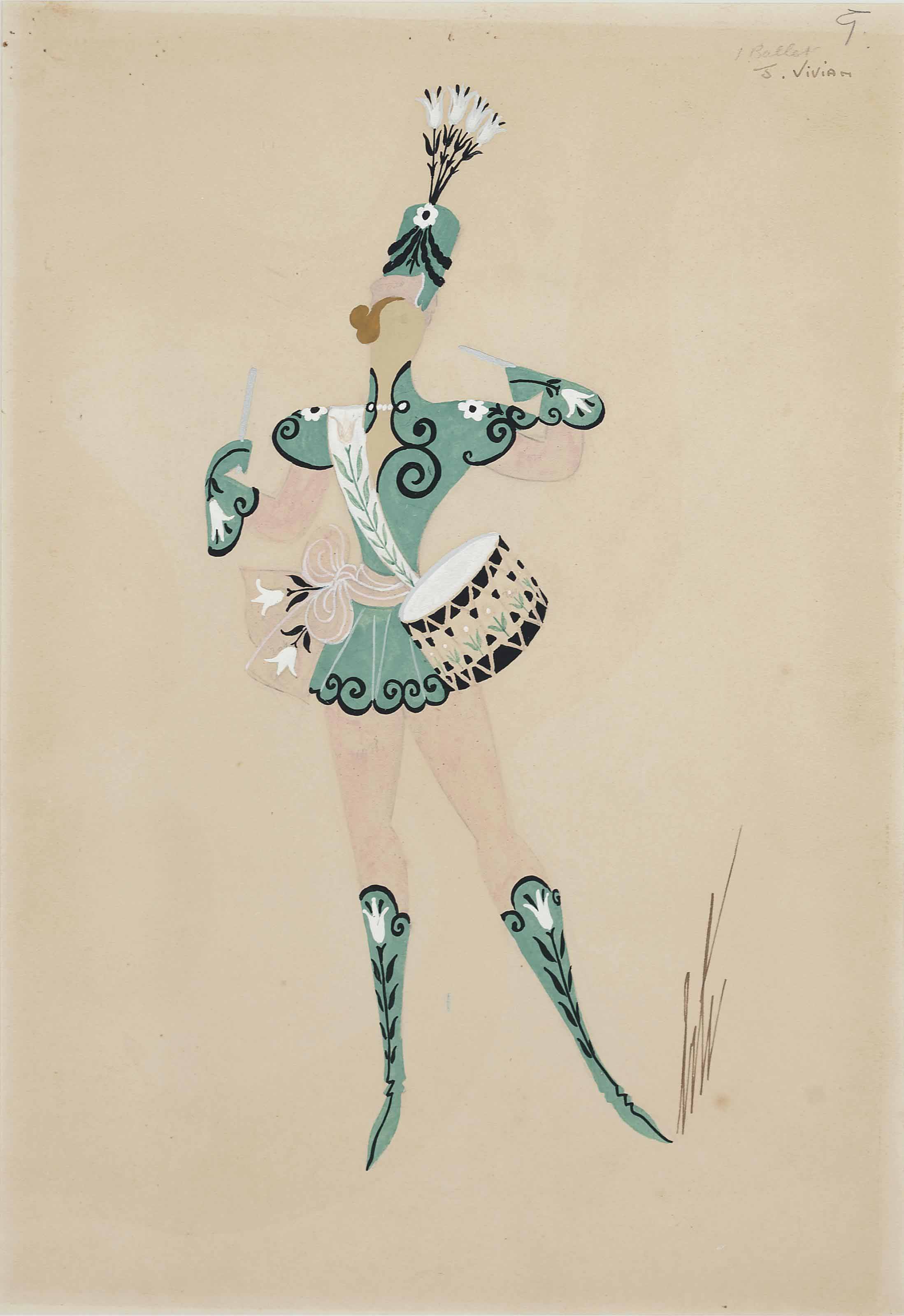 Erté — Ярмарка в середине лета
