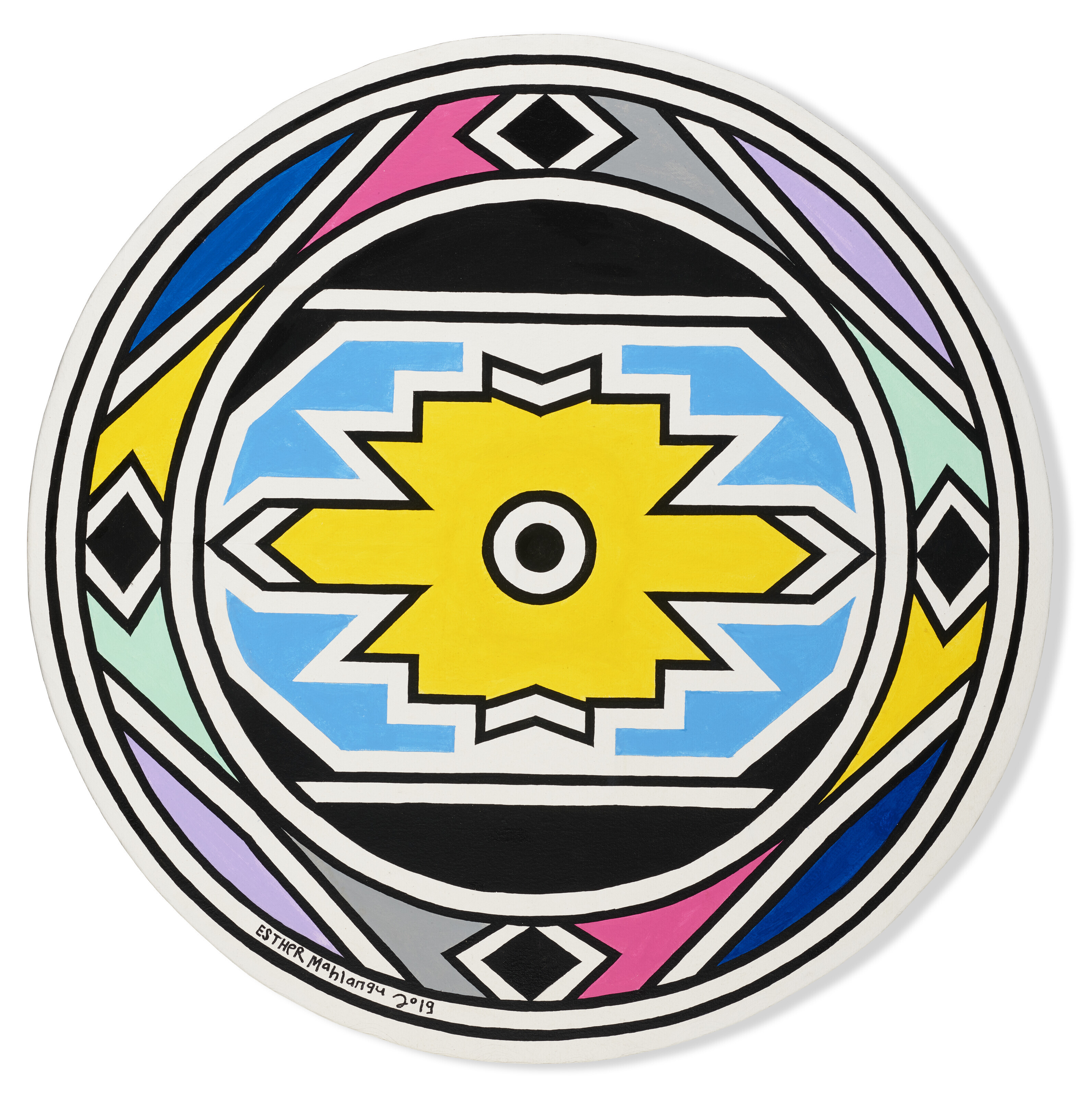 Esther Mahlangu — Абстрактный язык ндебеле