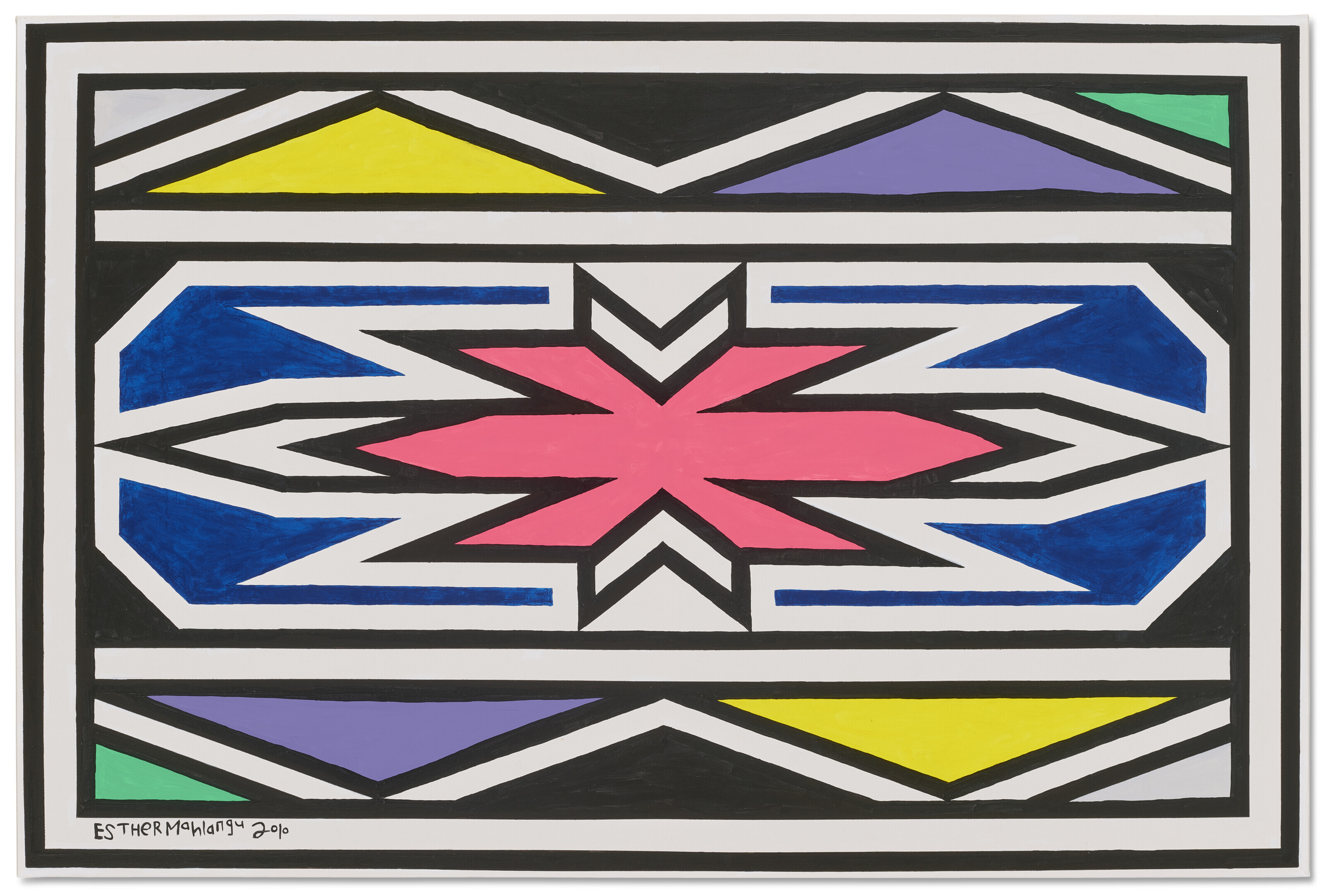 Esther Mahlangu — Резюме Ндбеле 46