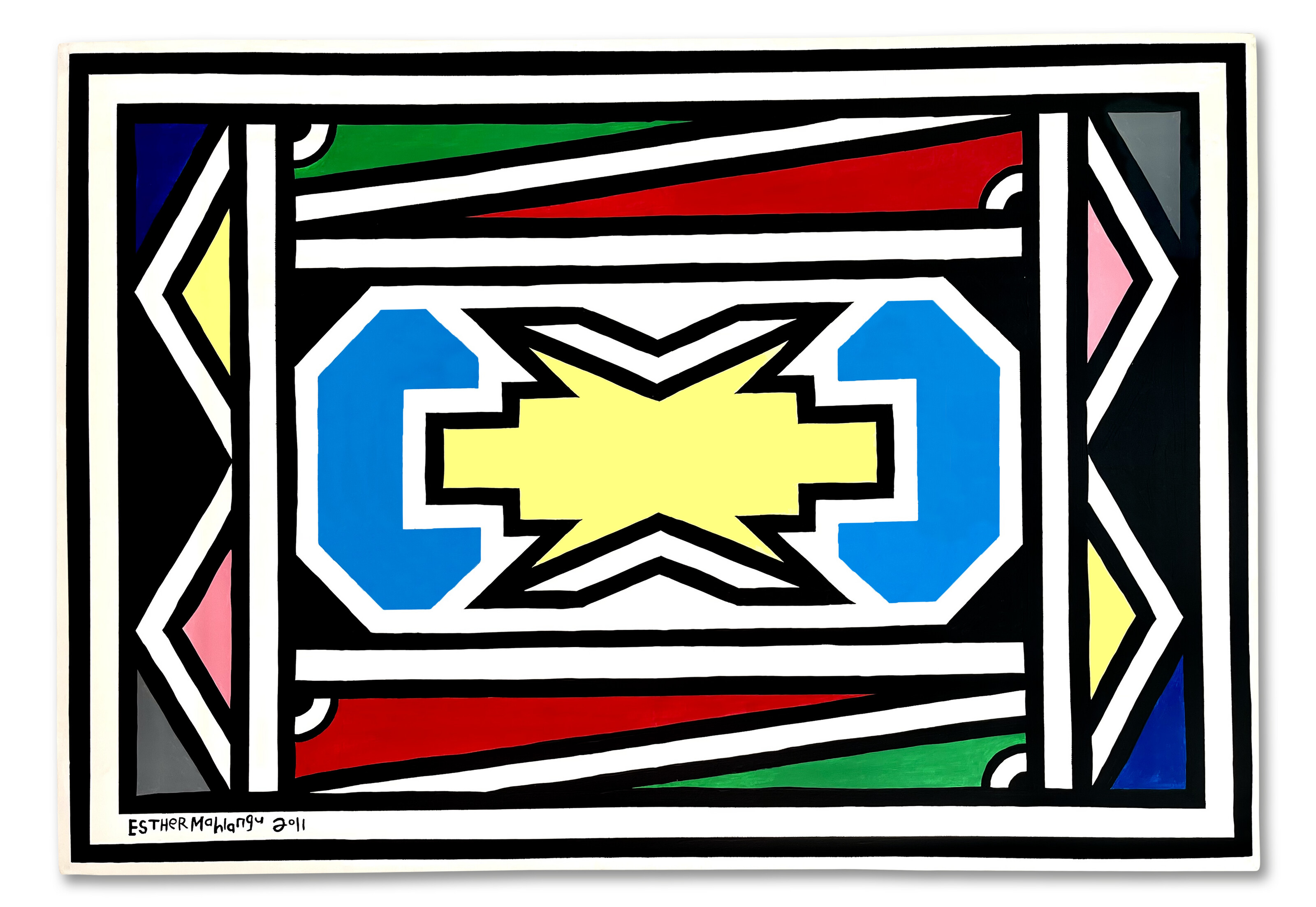 Esther Mahlangu — Резюме ндебеле 51