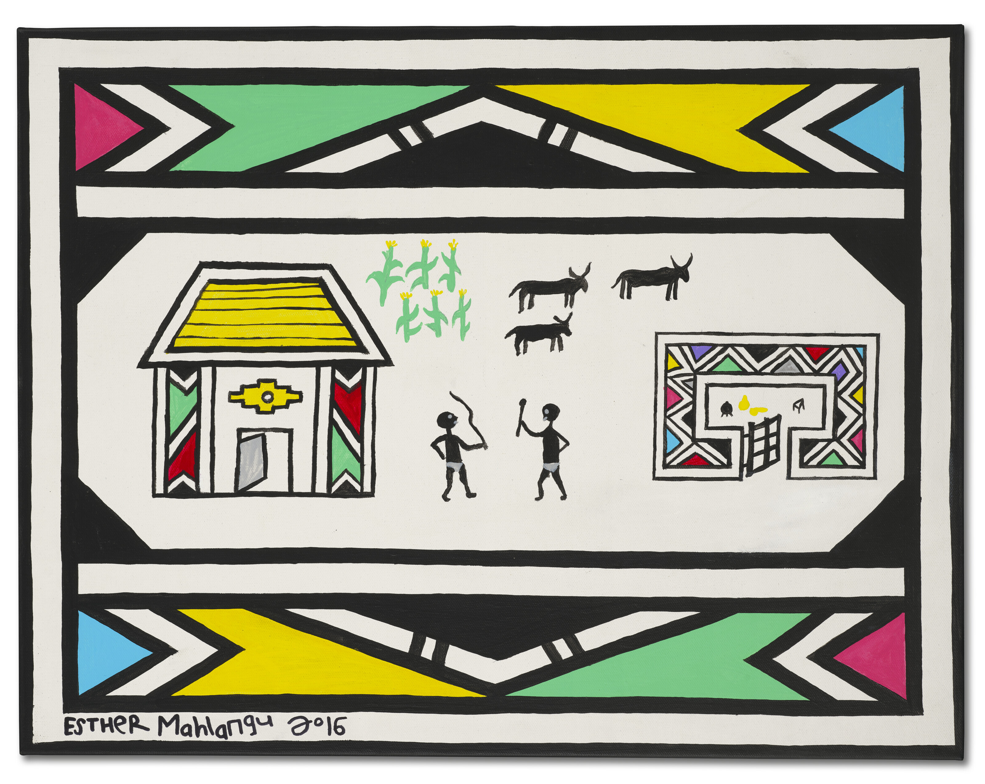 Esther Mahlangu — Без названия