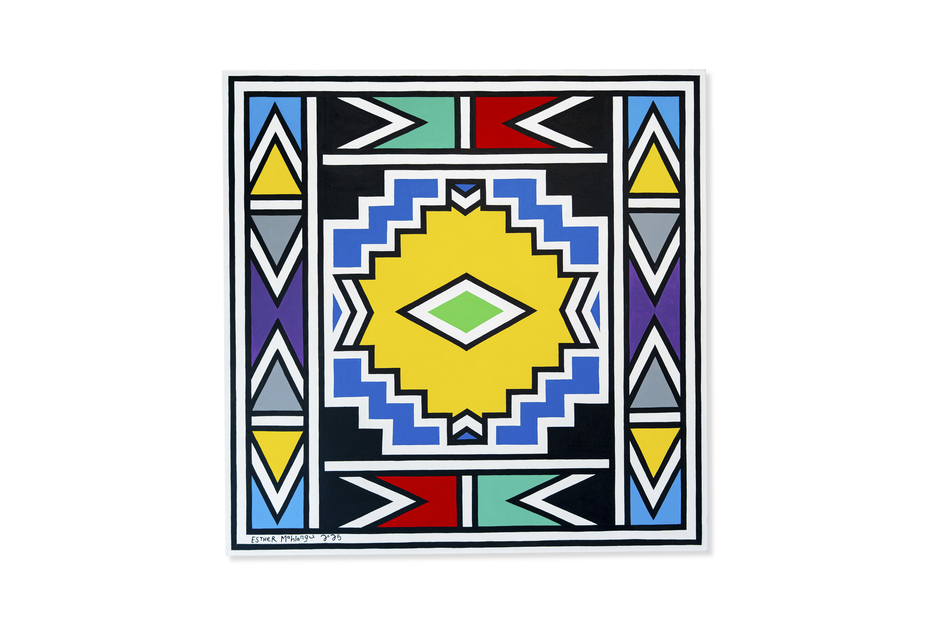 Esther Mahlangu — Абстрактный Ндбеле