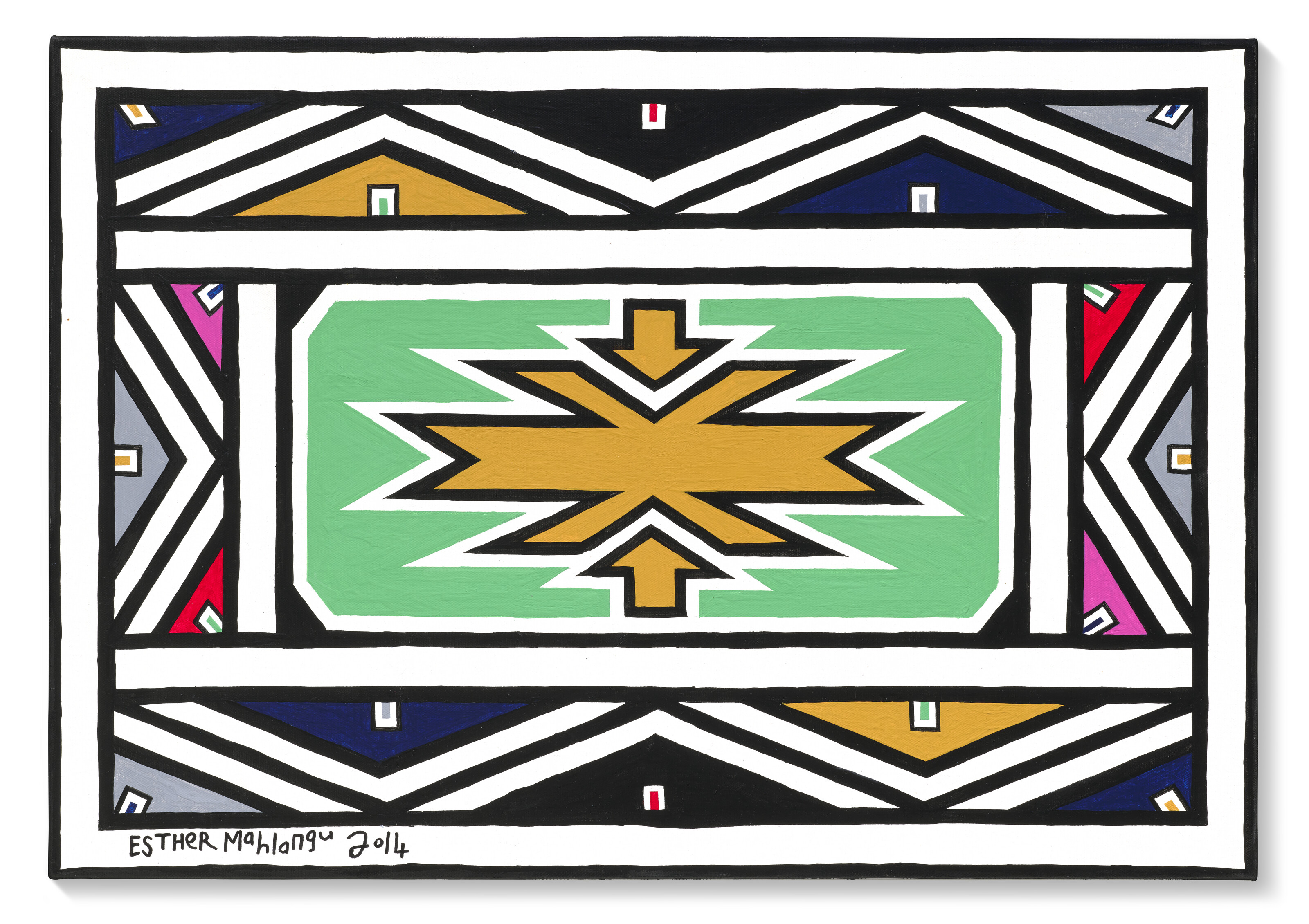 Esther Mahlangu — Без названия