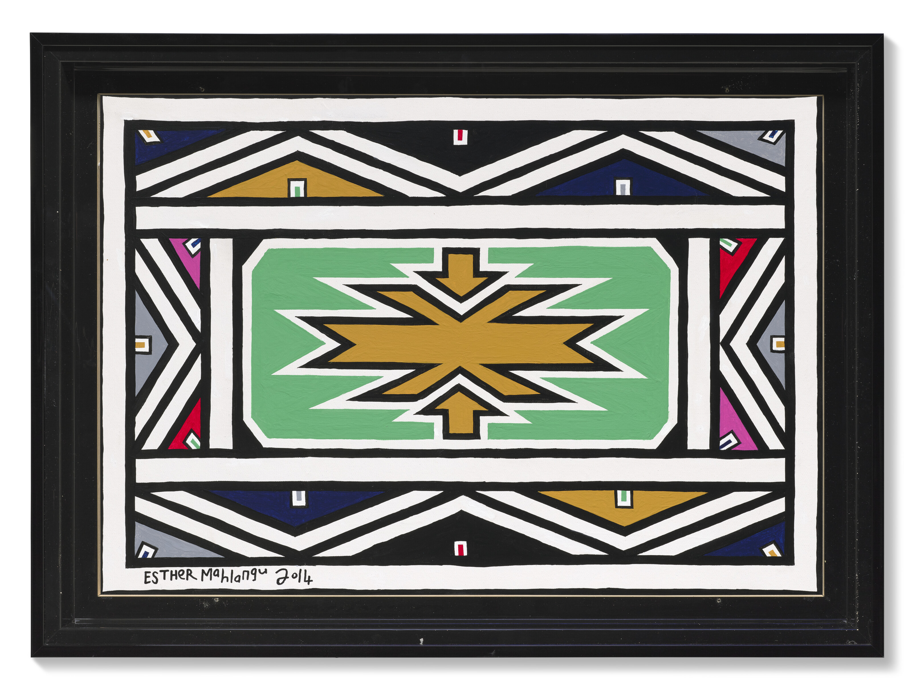 Esther Mahlangu — Без названия, изображение 2