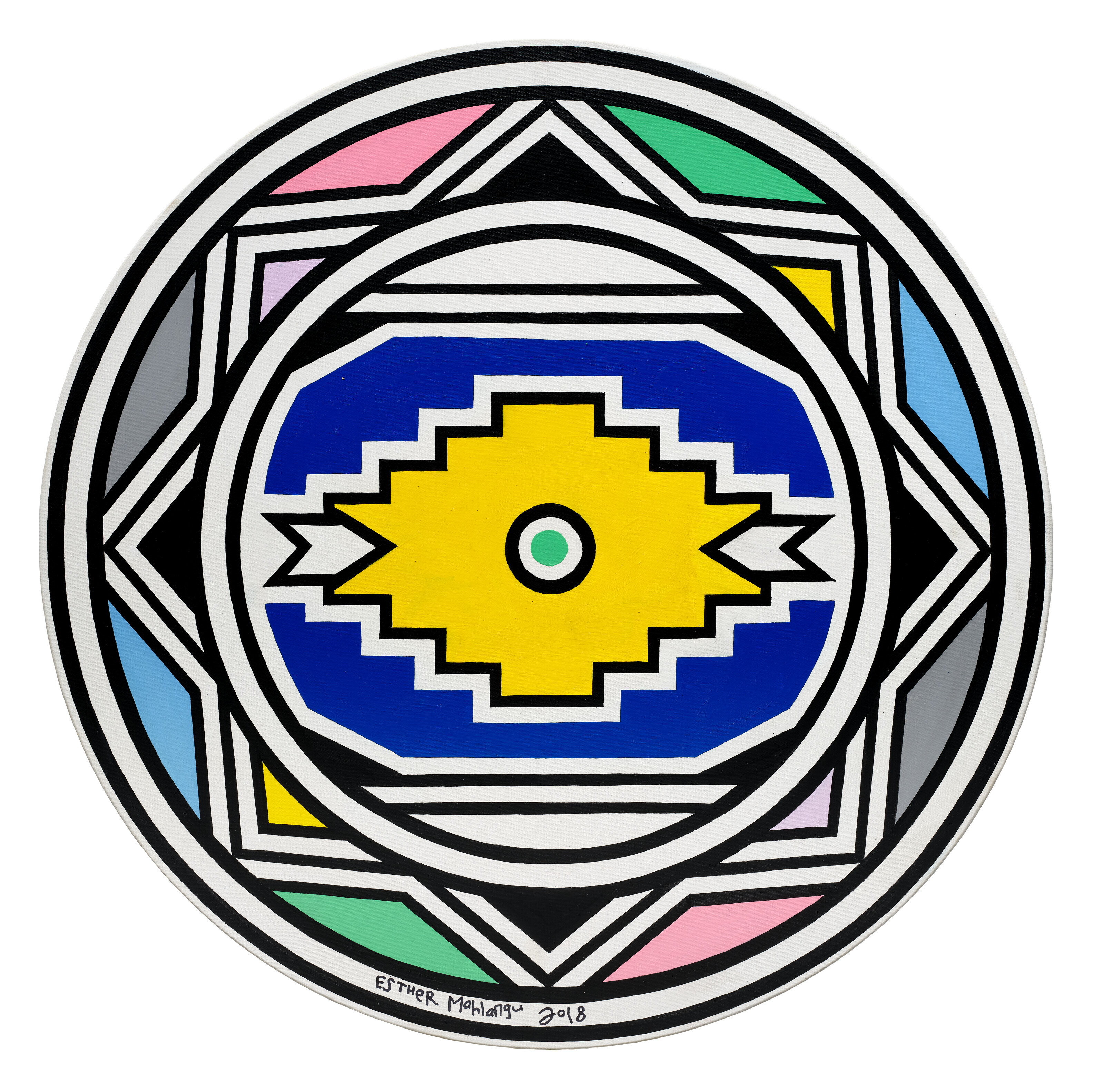Esther Mahlangu — Узор ндебеле