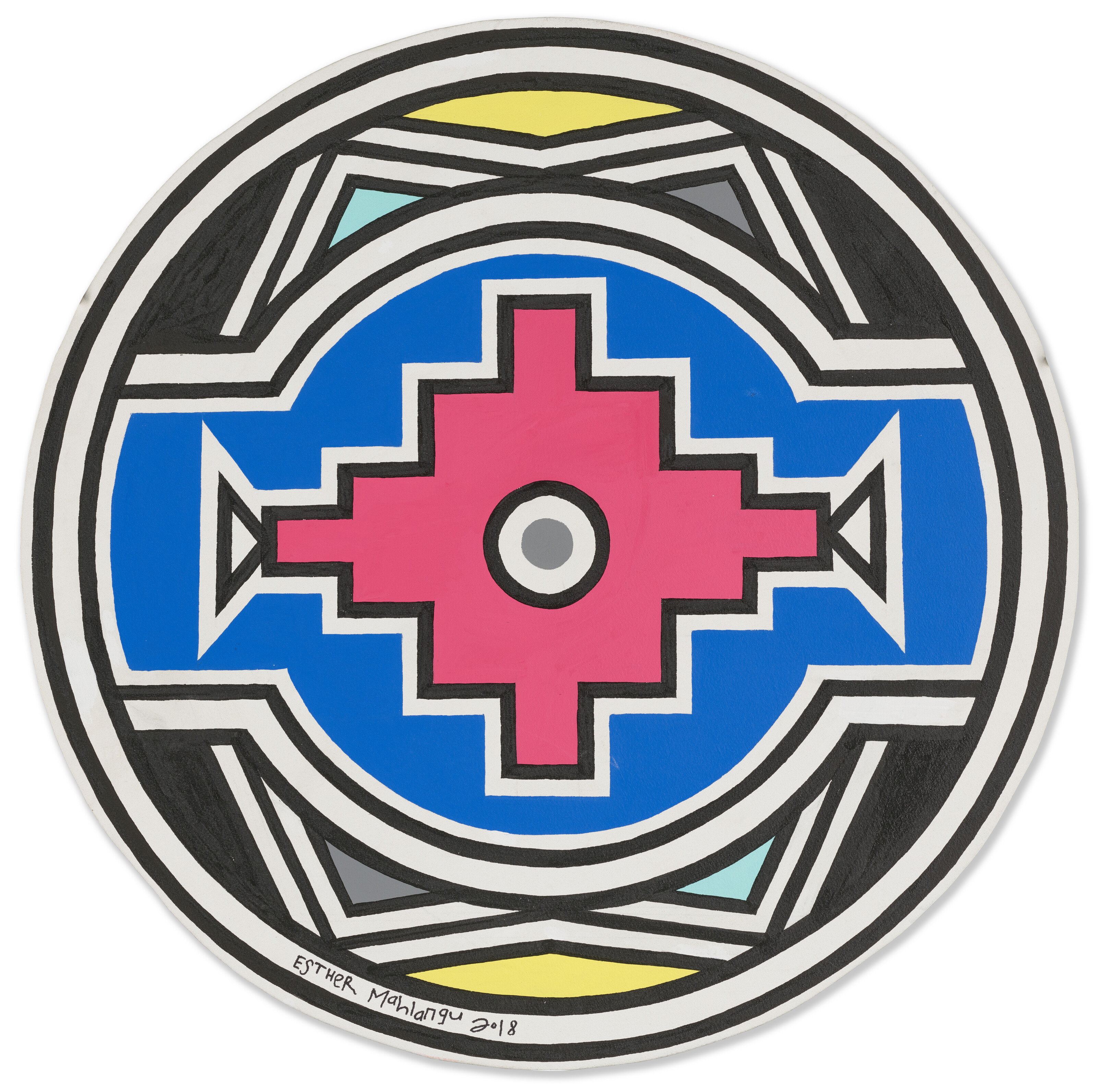 Esther Mahlangu — Узор ндебеле