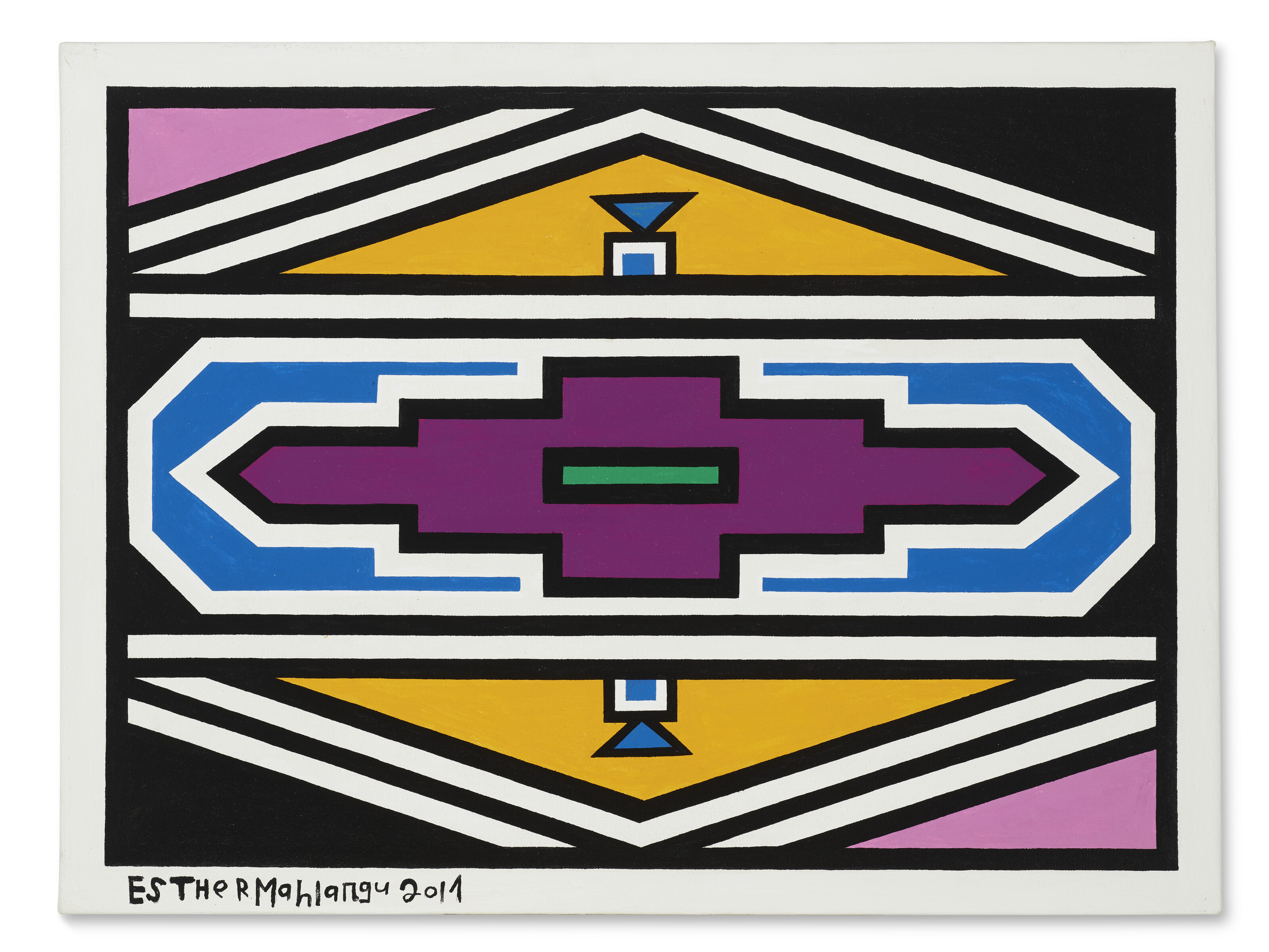 Esther Mahlangu — Без названия (аннотация к книге ндебеле)