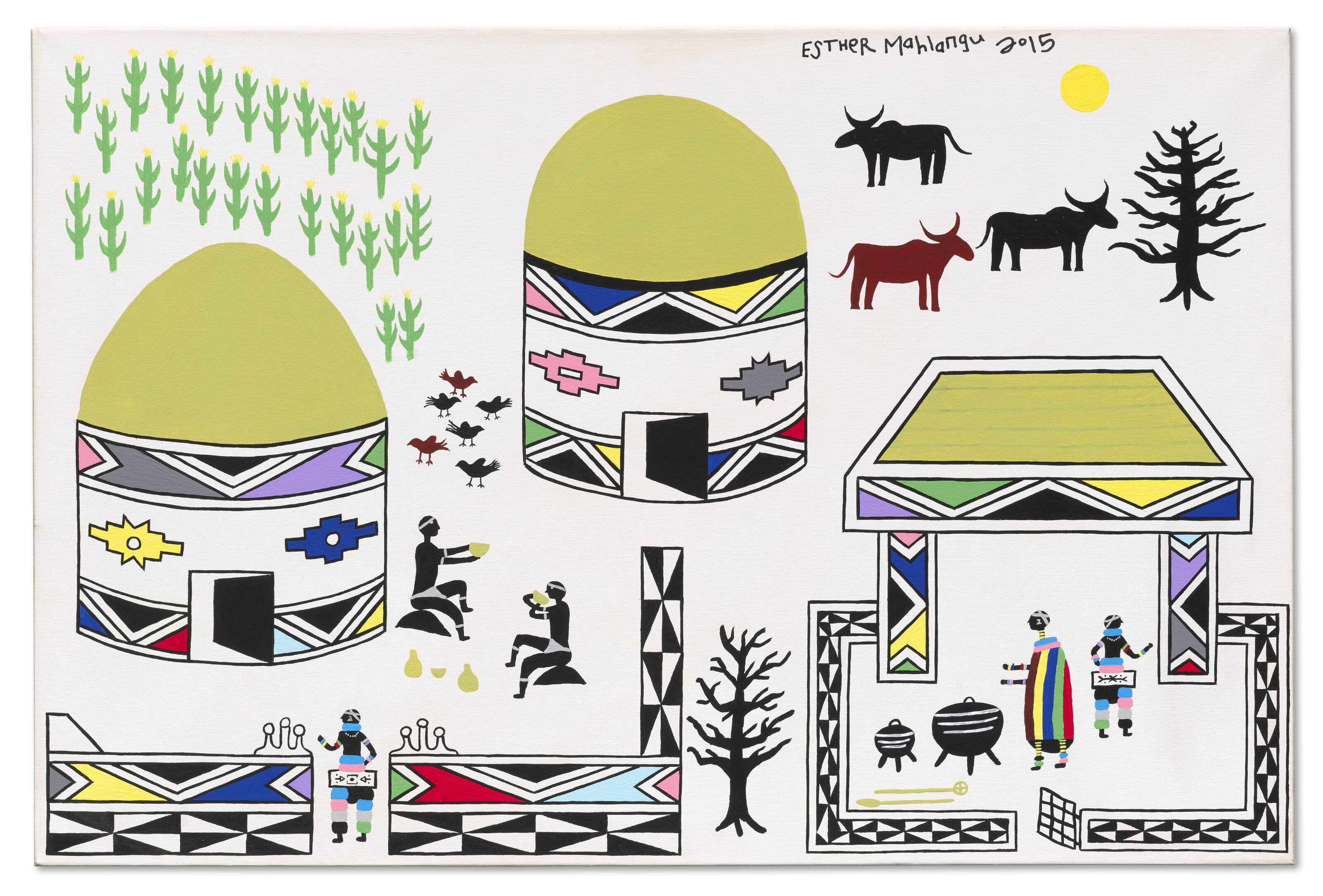 Esther Mahlangu — Без названия