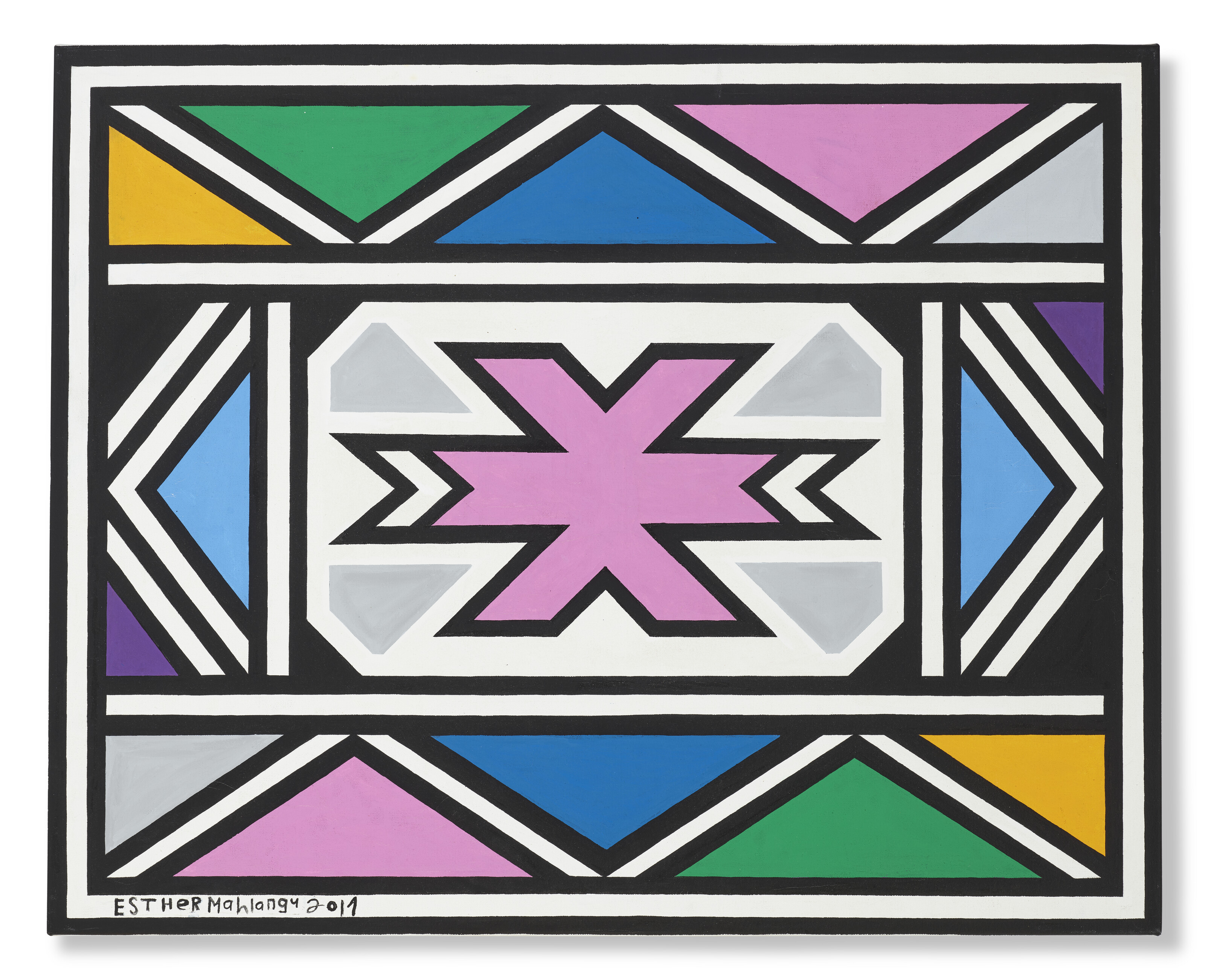 Esther Mahlangu — Без названия