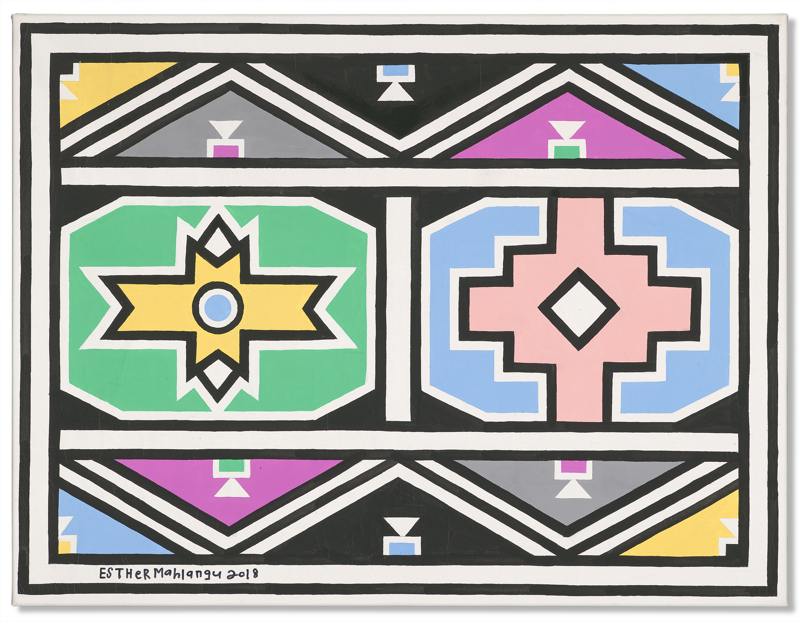 Esther Mahlangu — Без названия