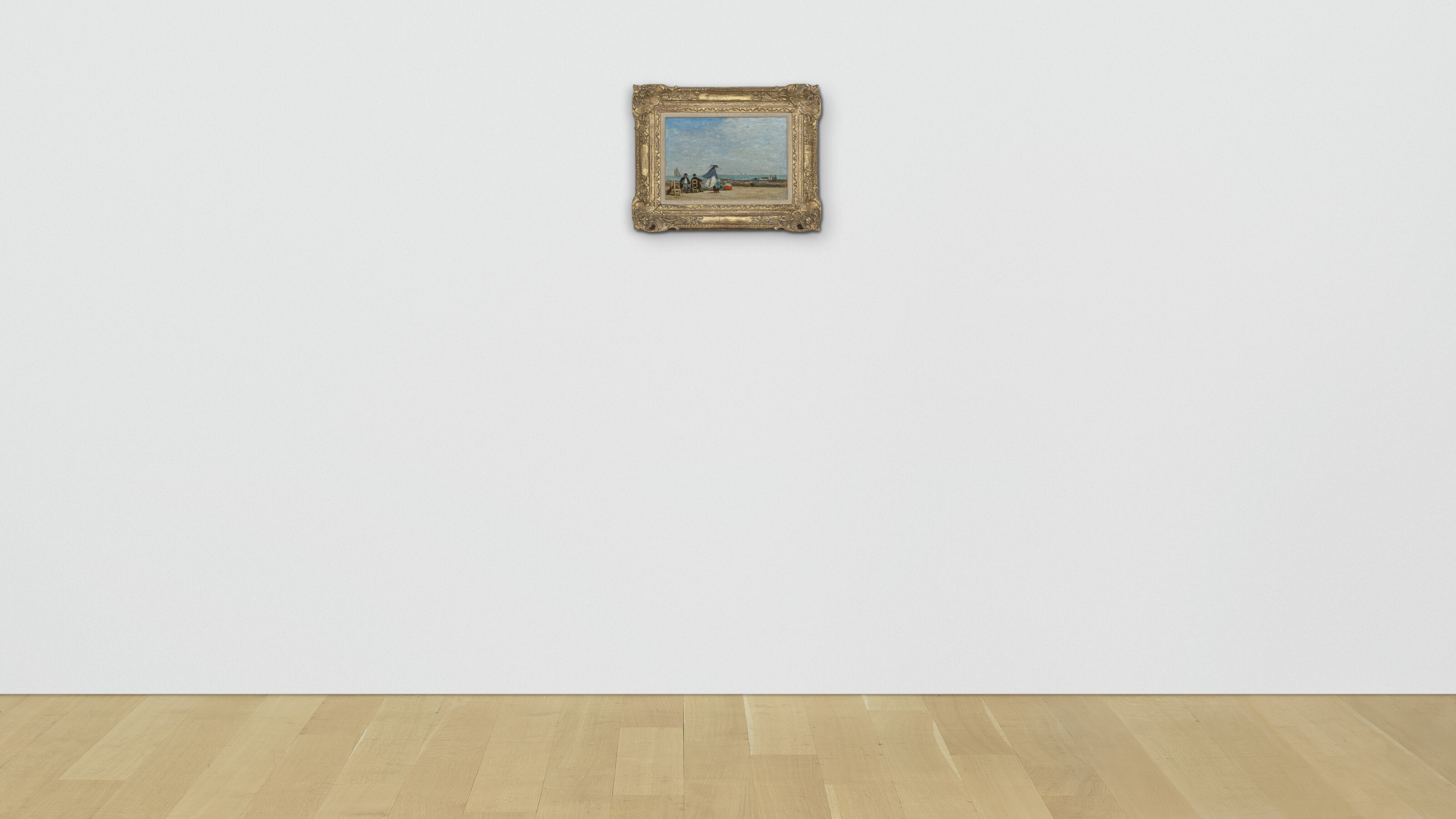 Eugène Boudin — Сцена на пляже в Довиле, изображение 3