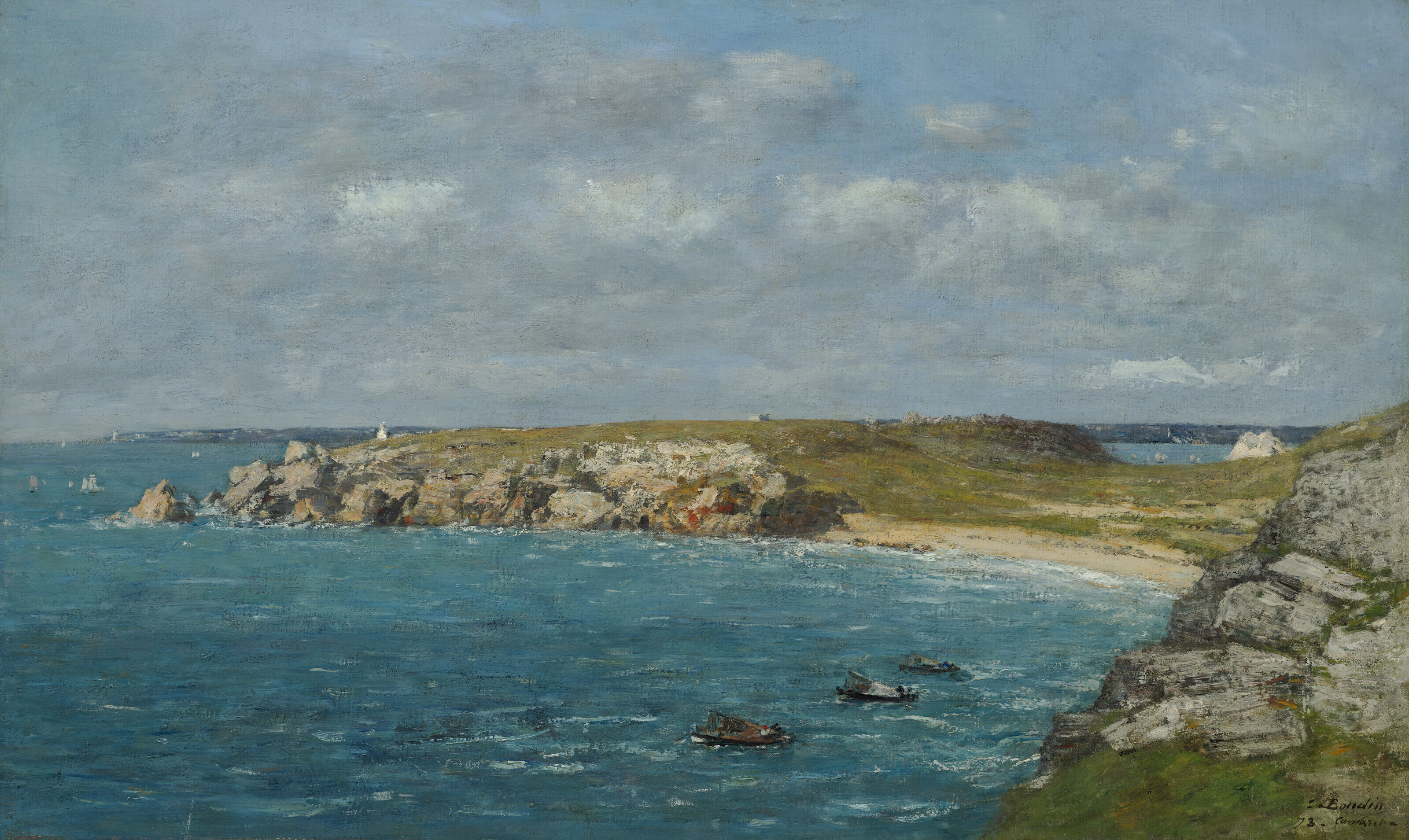 Eugène Boudin — Камаре. Мыс Тулингуэ, изображение 1