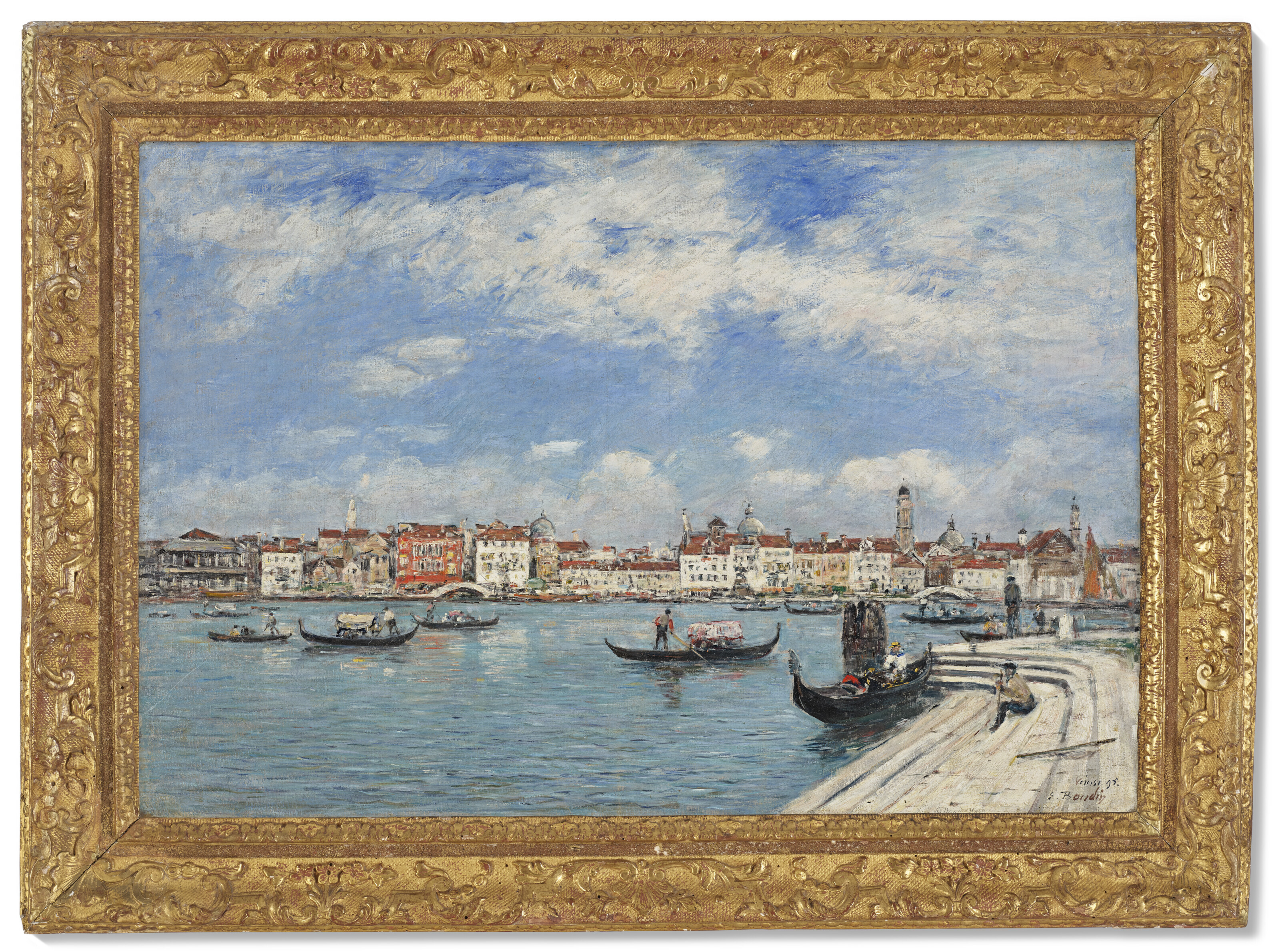 Eugène Boudin — Венеция, главная улица Сан-Джорджо, изображение 2