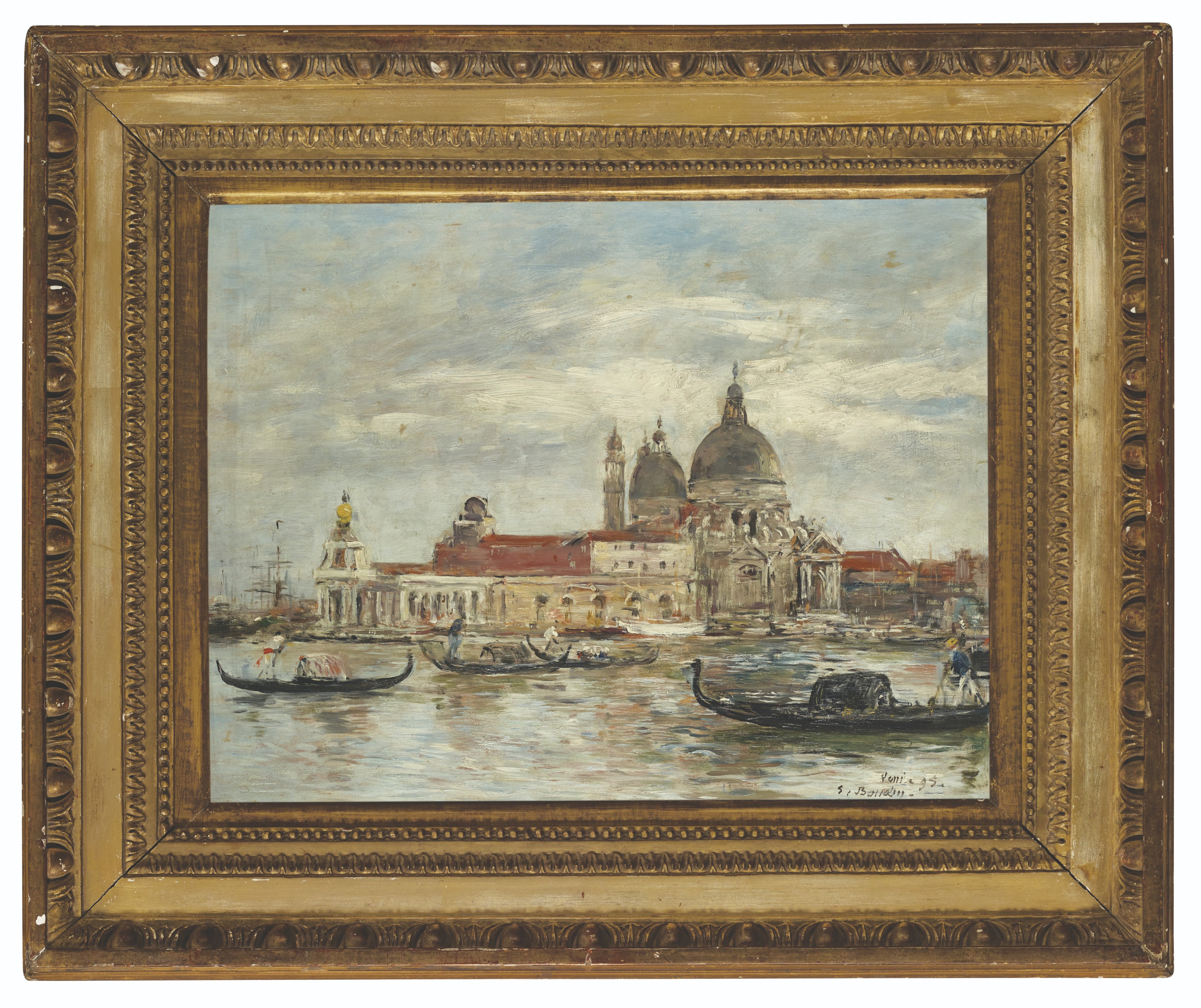 Eugène Boudin — Венеция. Приветствие. Дуэйн, изображение 2