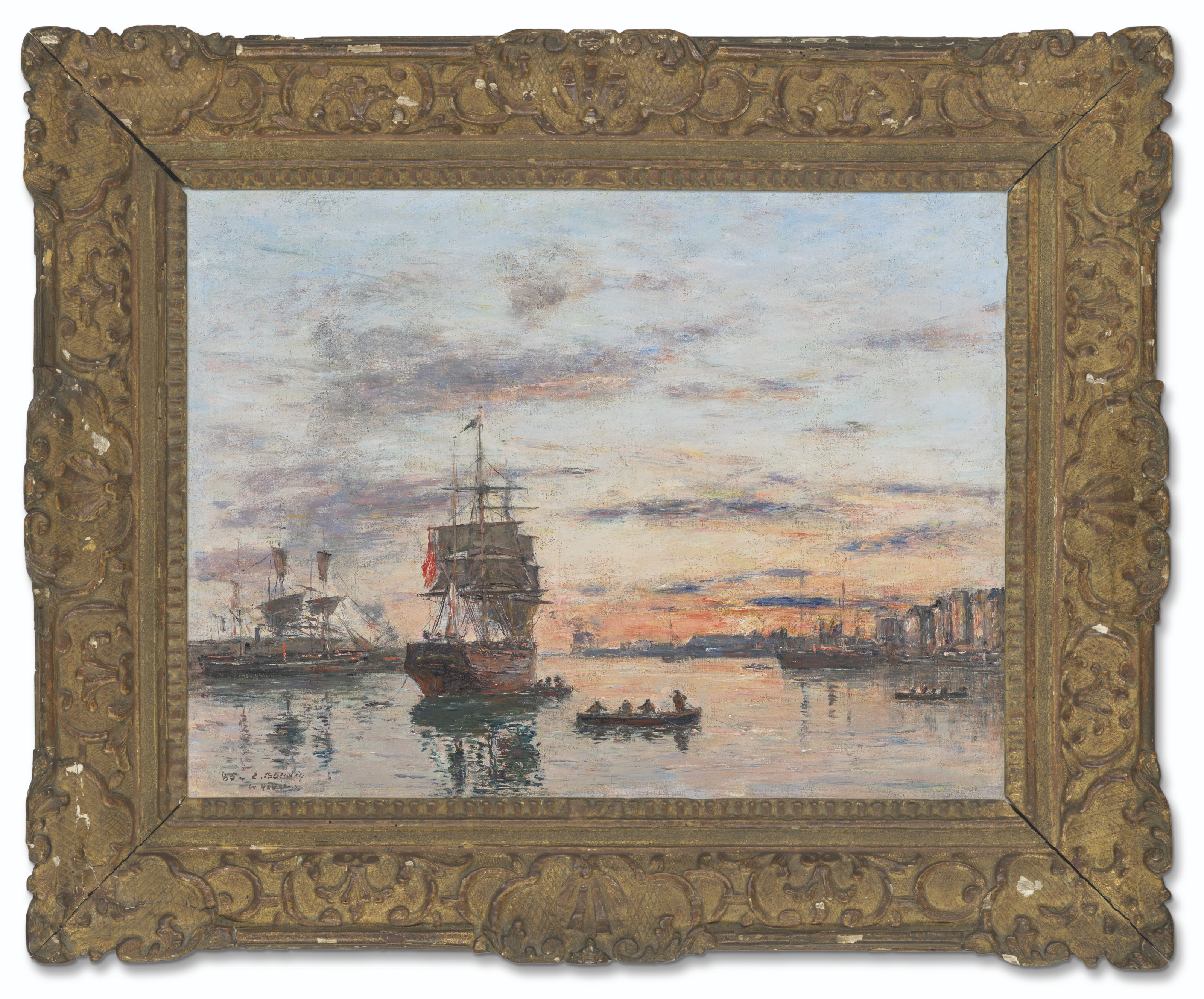Eugène Boudin — Гавр. Аванпорт, изображение 2